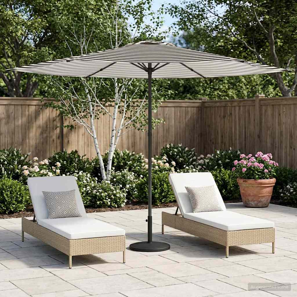 Gartensonnenschirm 300 x 300 cm Polyester Rechtwinklig
