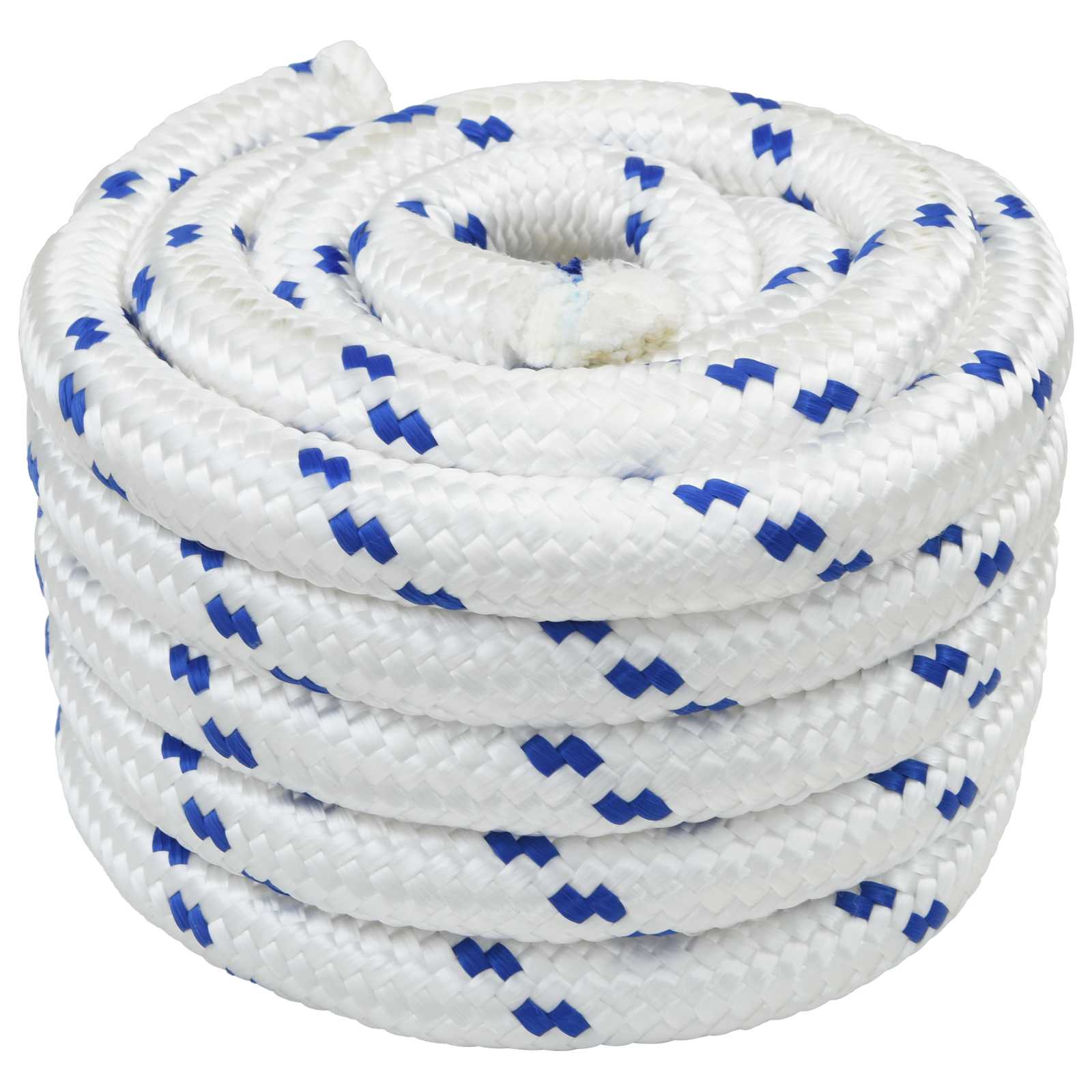 Bootsseil 6 mm 10 m Weiß und Blau