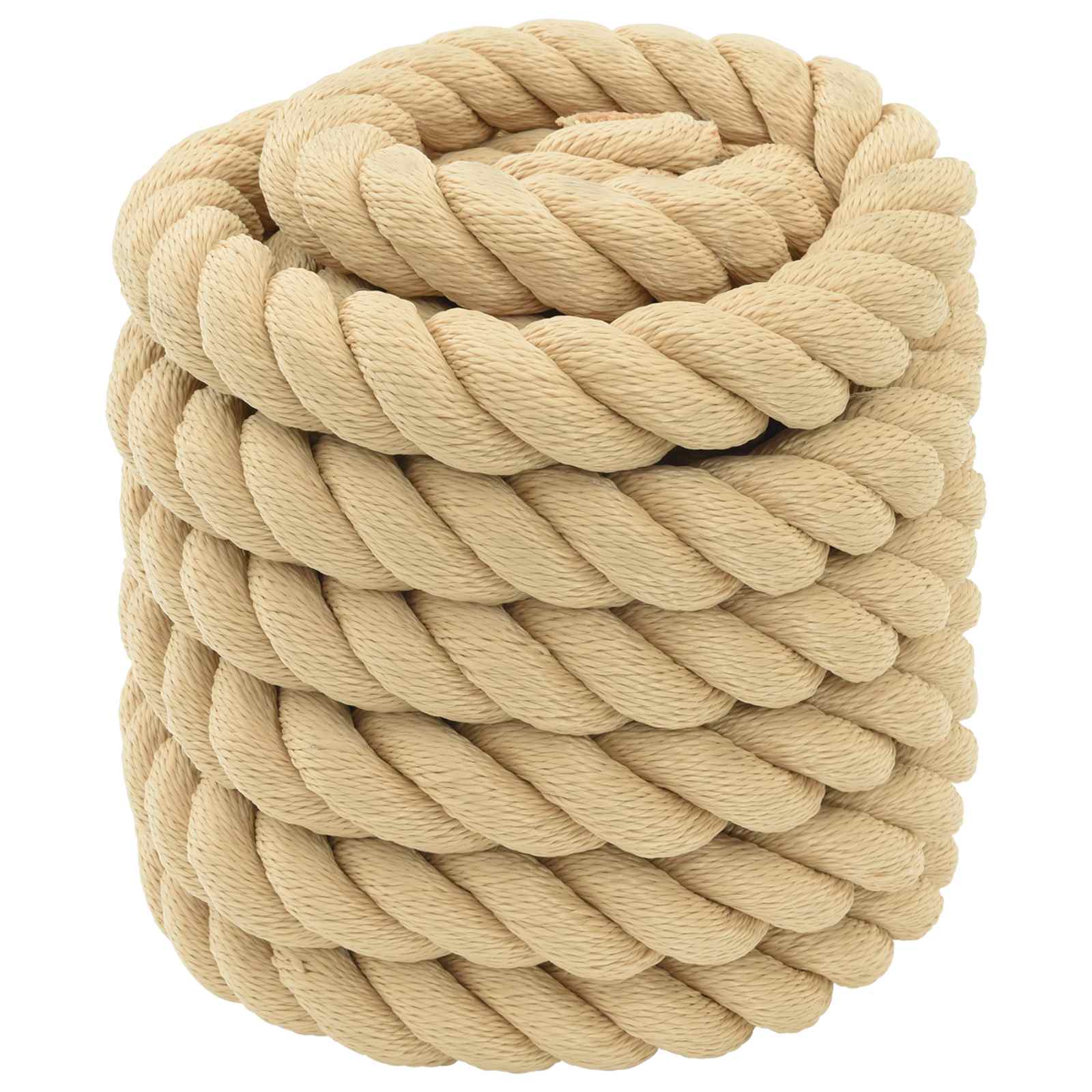 Bootsseil 4 mm 25 m Natur