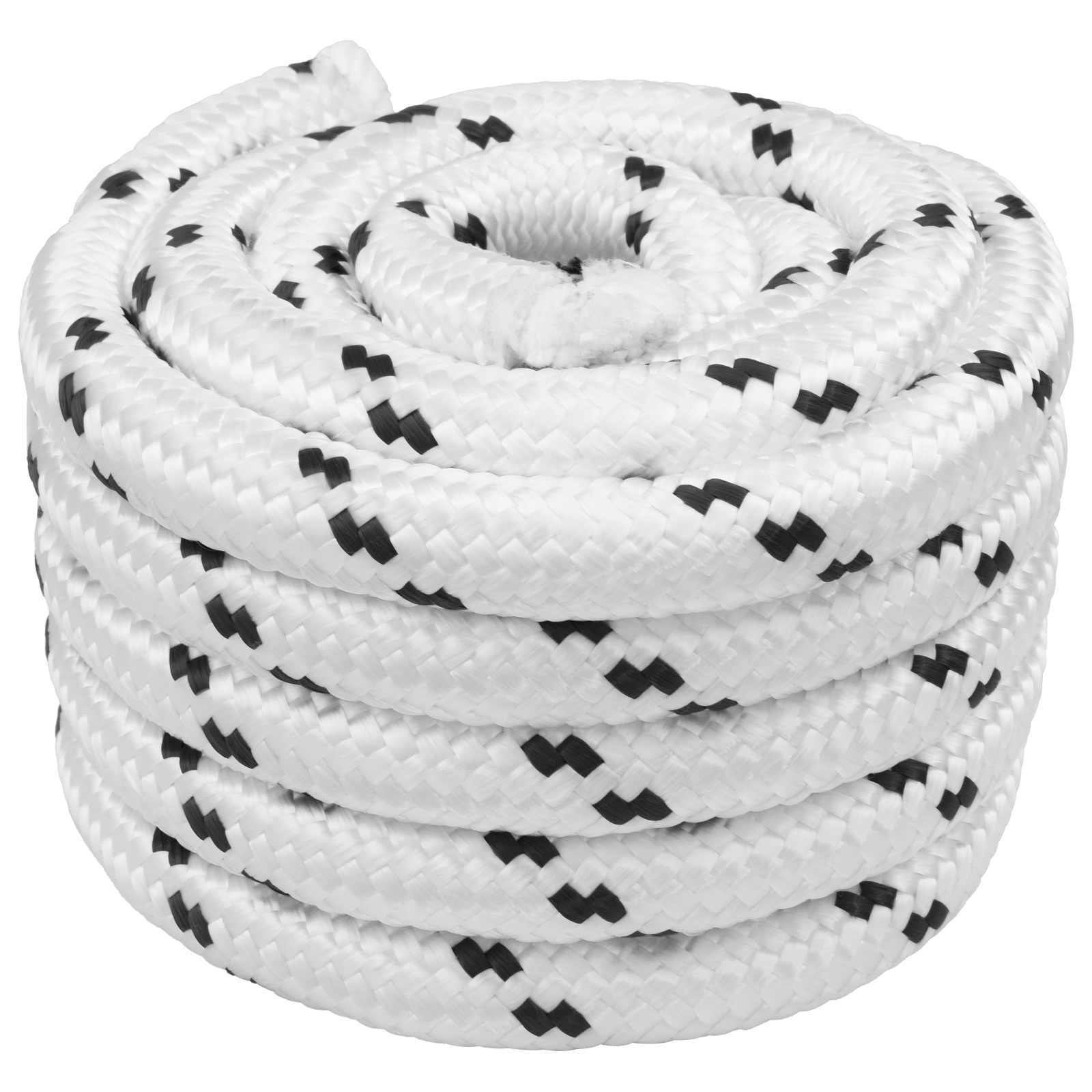 Bootsseil 2.5 mm 50 m Weiß Polyester