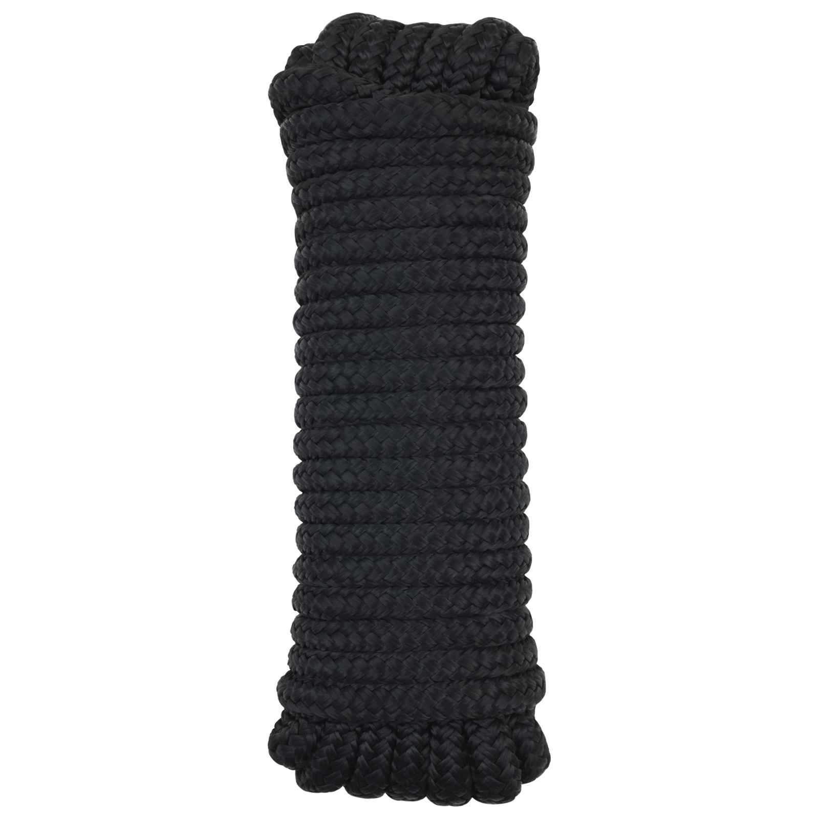 Bootsseil 2 mm 6 m Schwarz Polyester