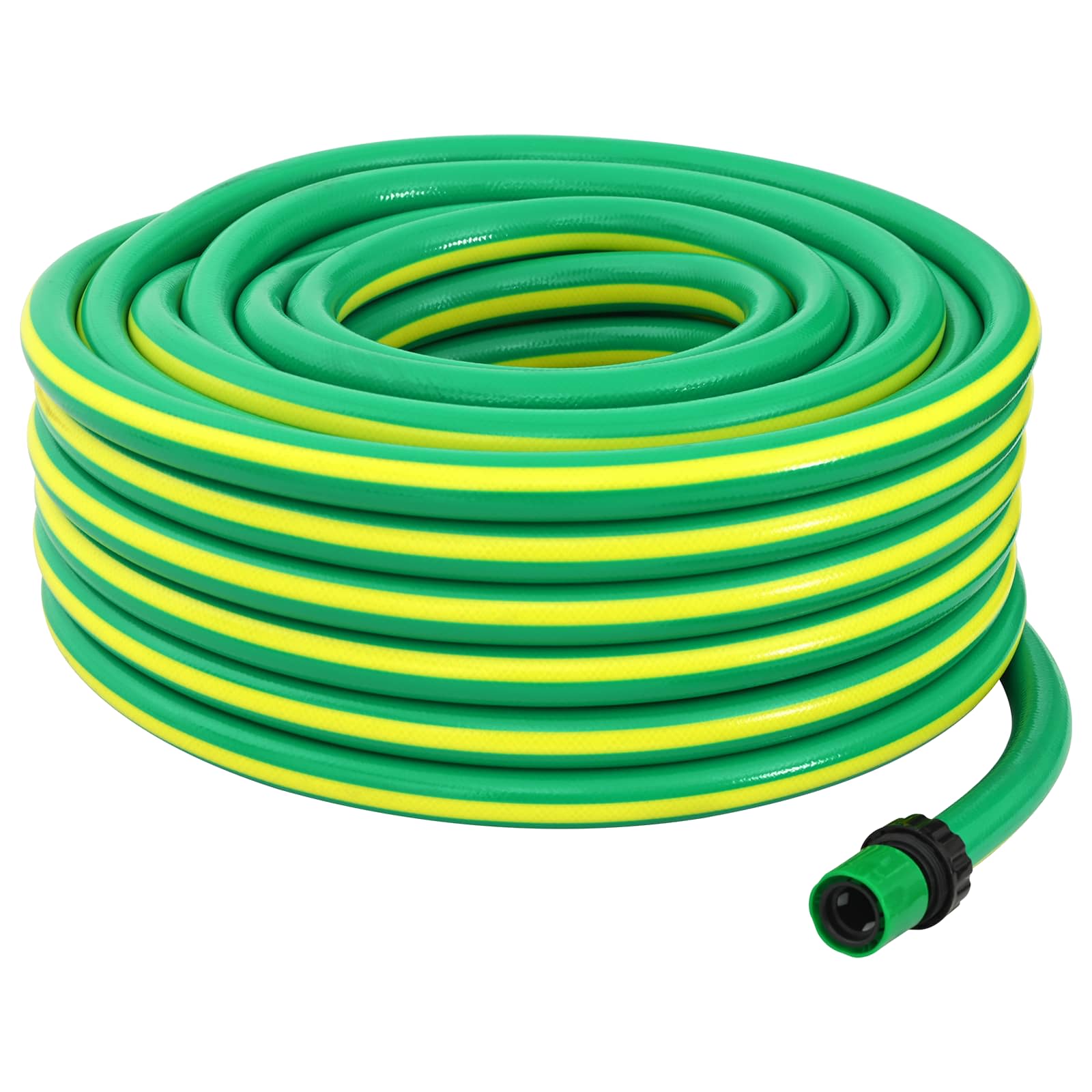 Gartenschlauch 5-lagig Grün und Gelb 12 mm 30 m PVC