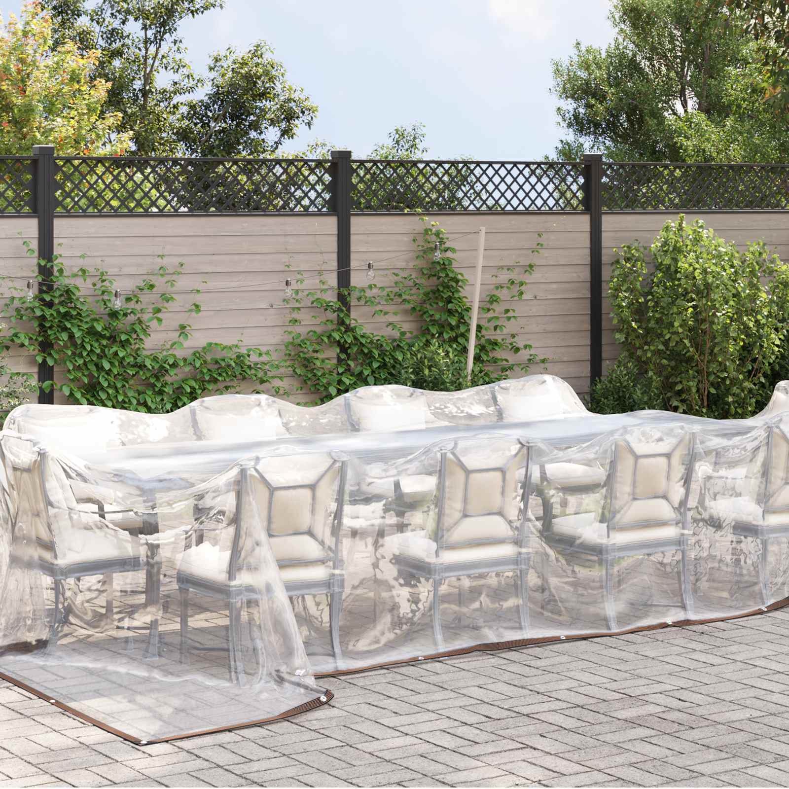 Planen Transparent 7 x 5 m PE