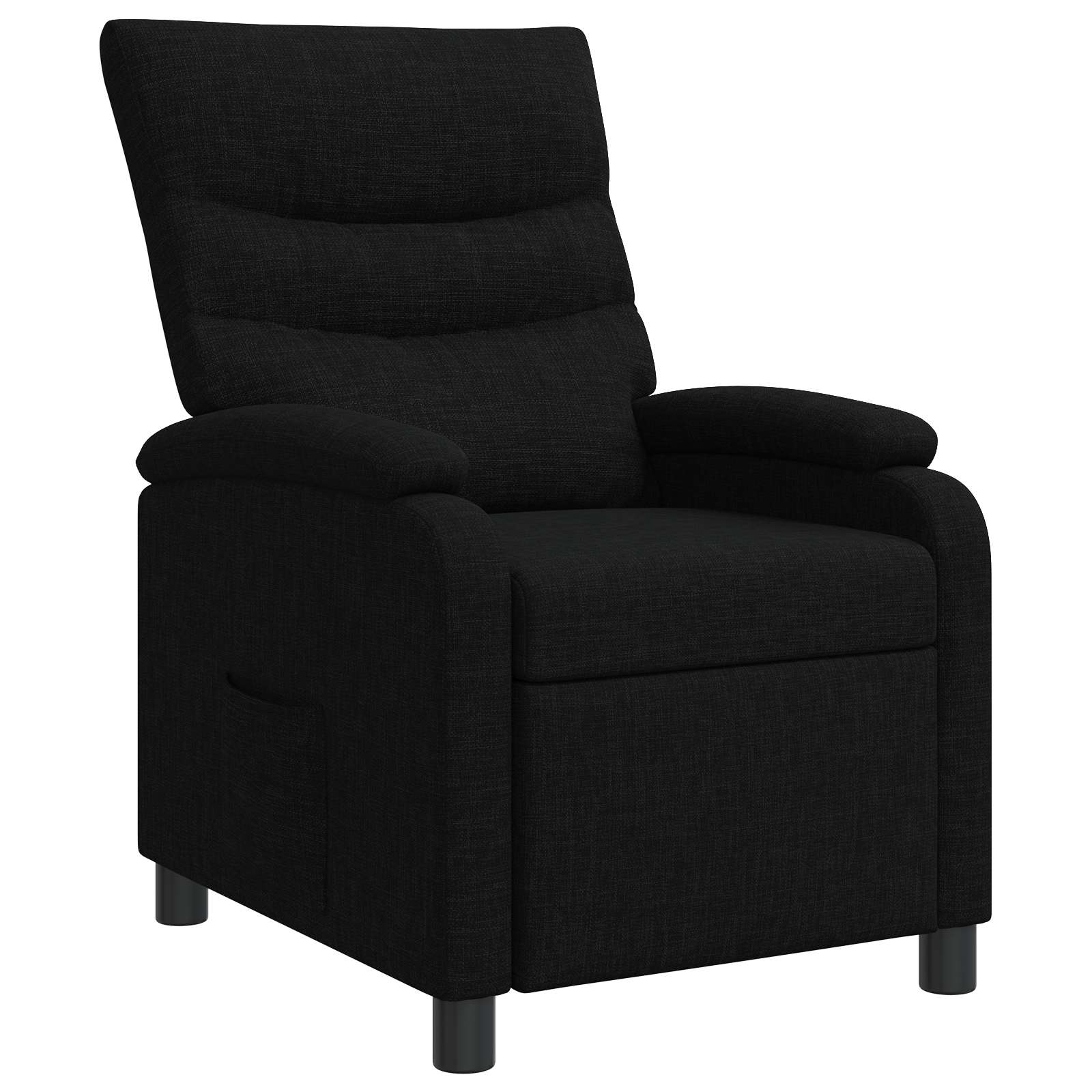 Liegesessel Schwarz Stoff