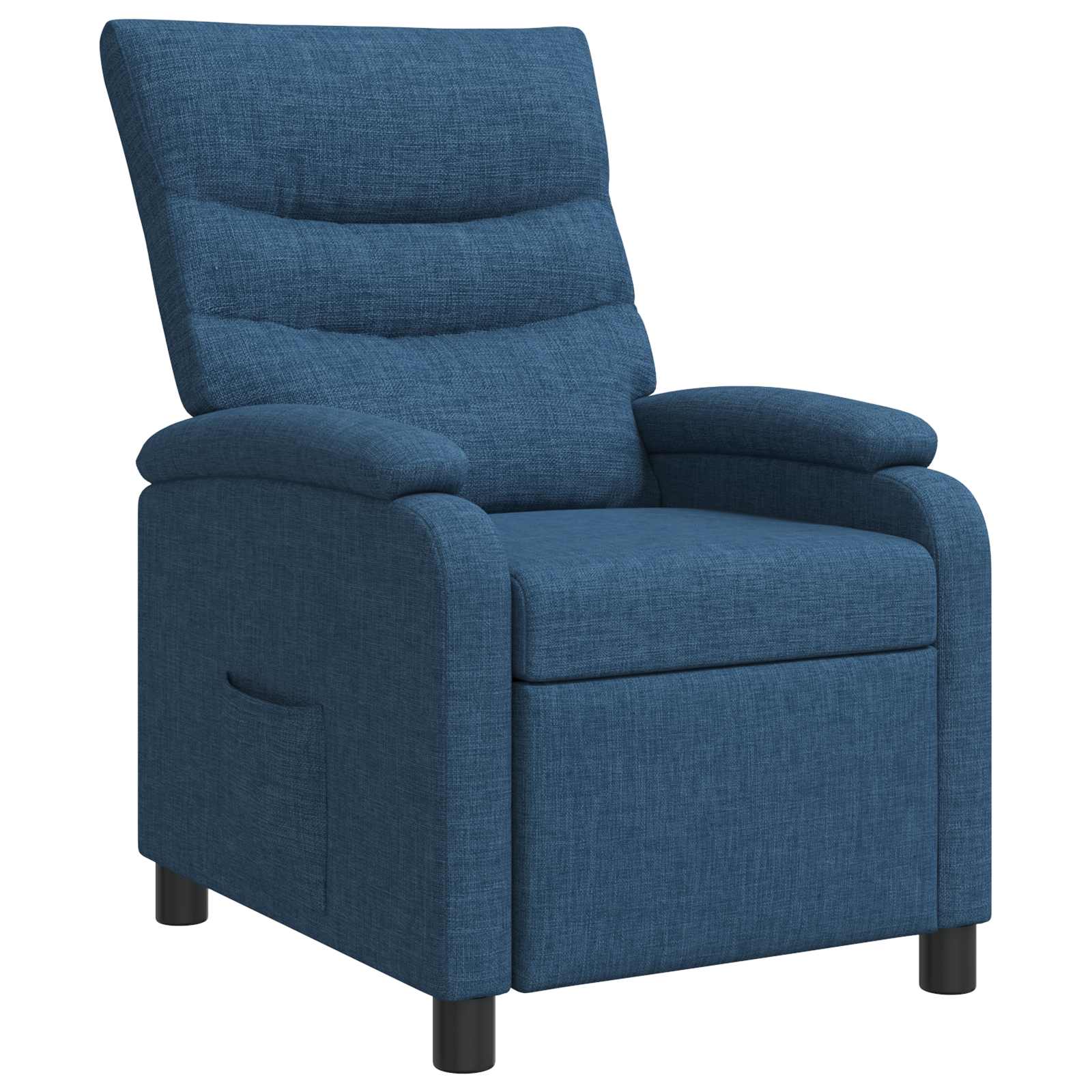 Liegesessel Blau Stoff