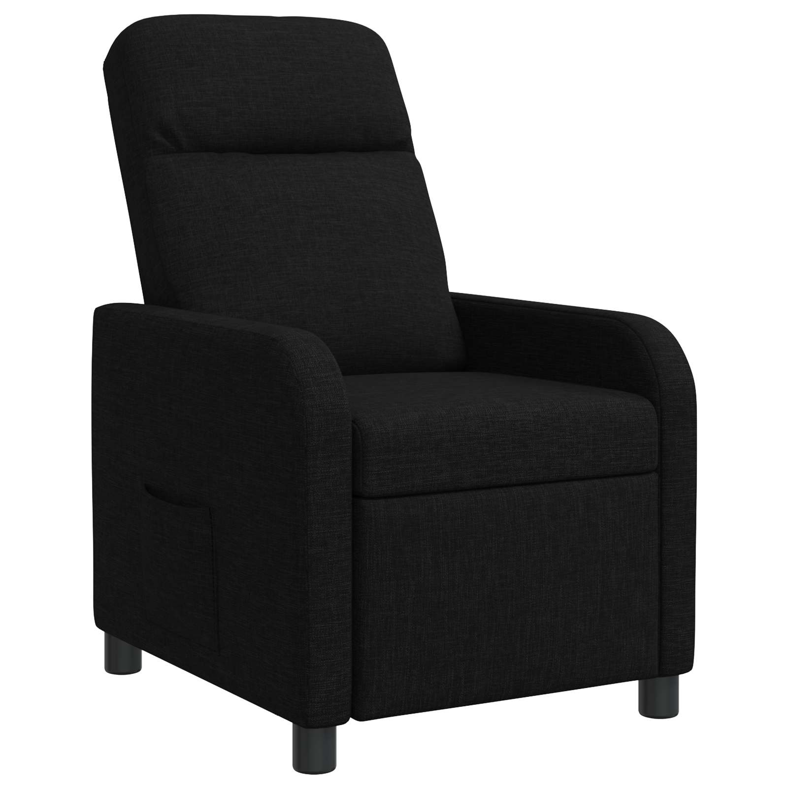 Liegesessel Schwarz Stoff