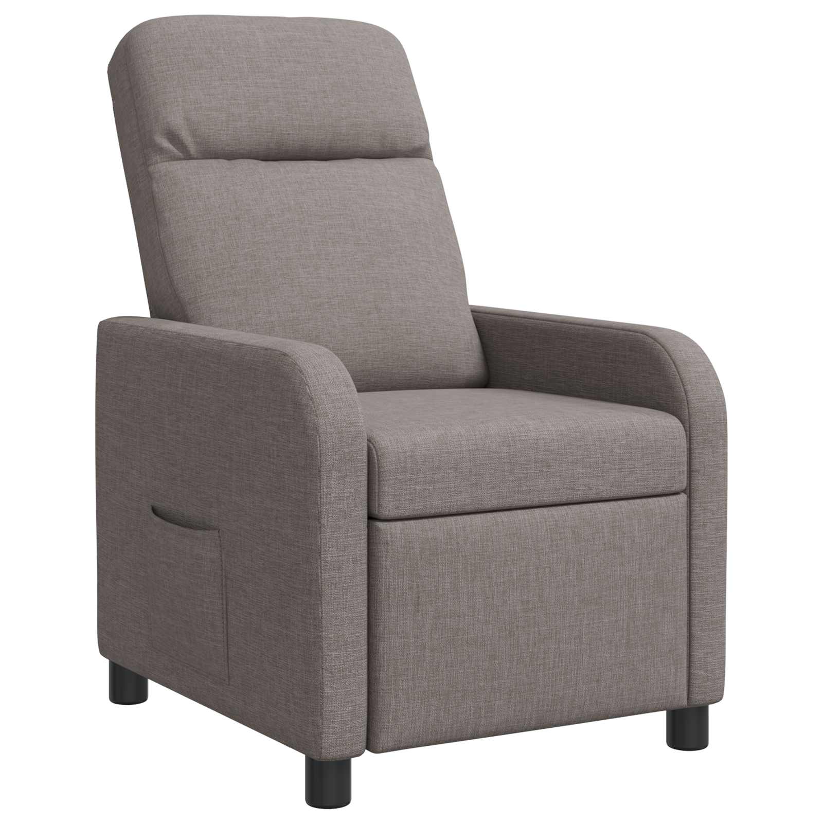 Liegesessel Taupe Stoff