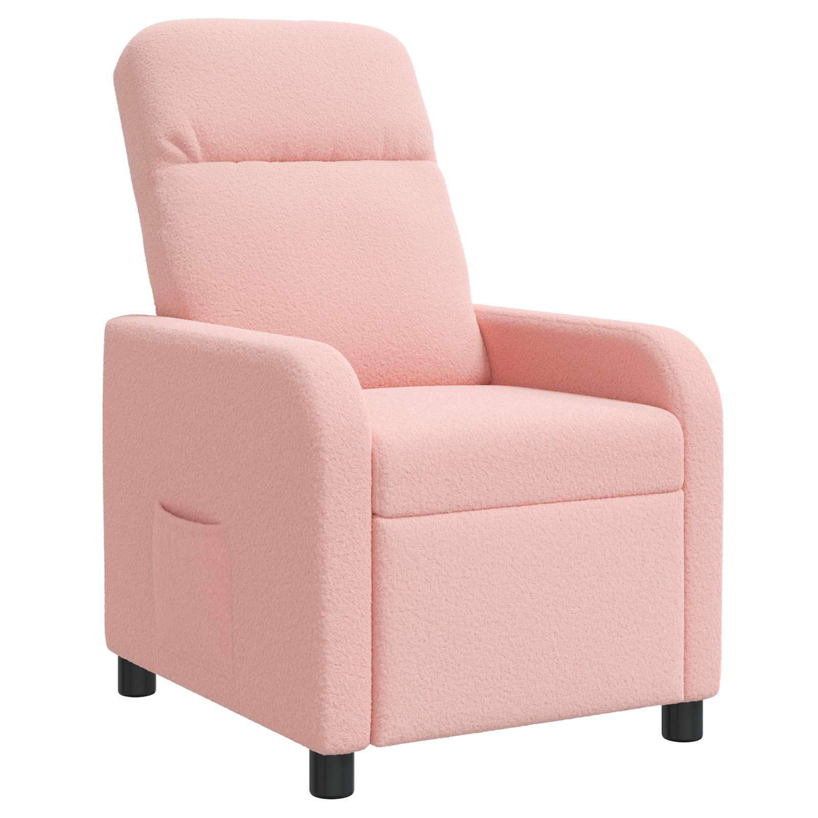 Liegesessel Rosa Bouclé