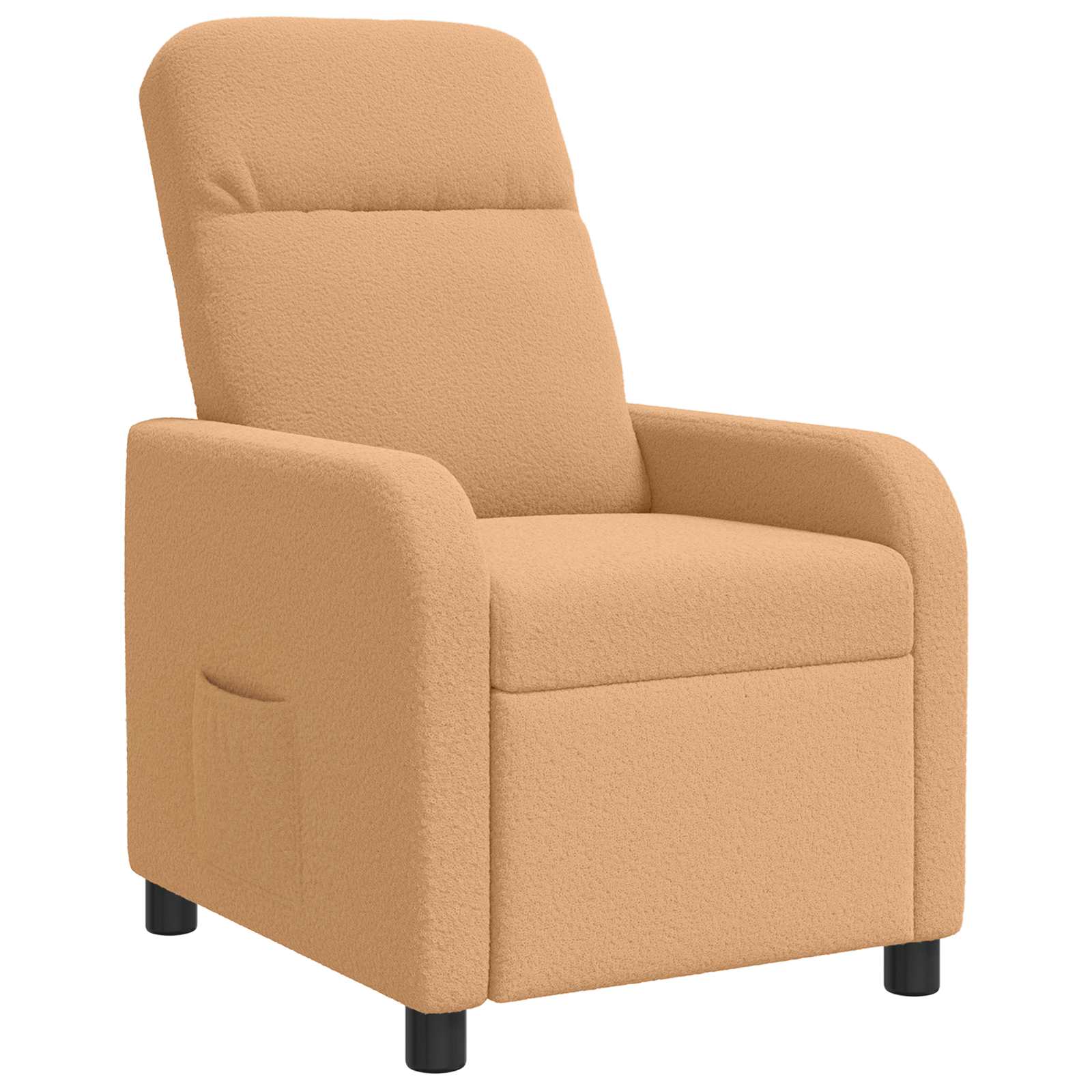 Liegesessel Beige Bouclé