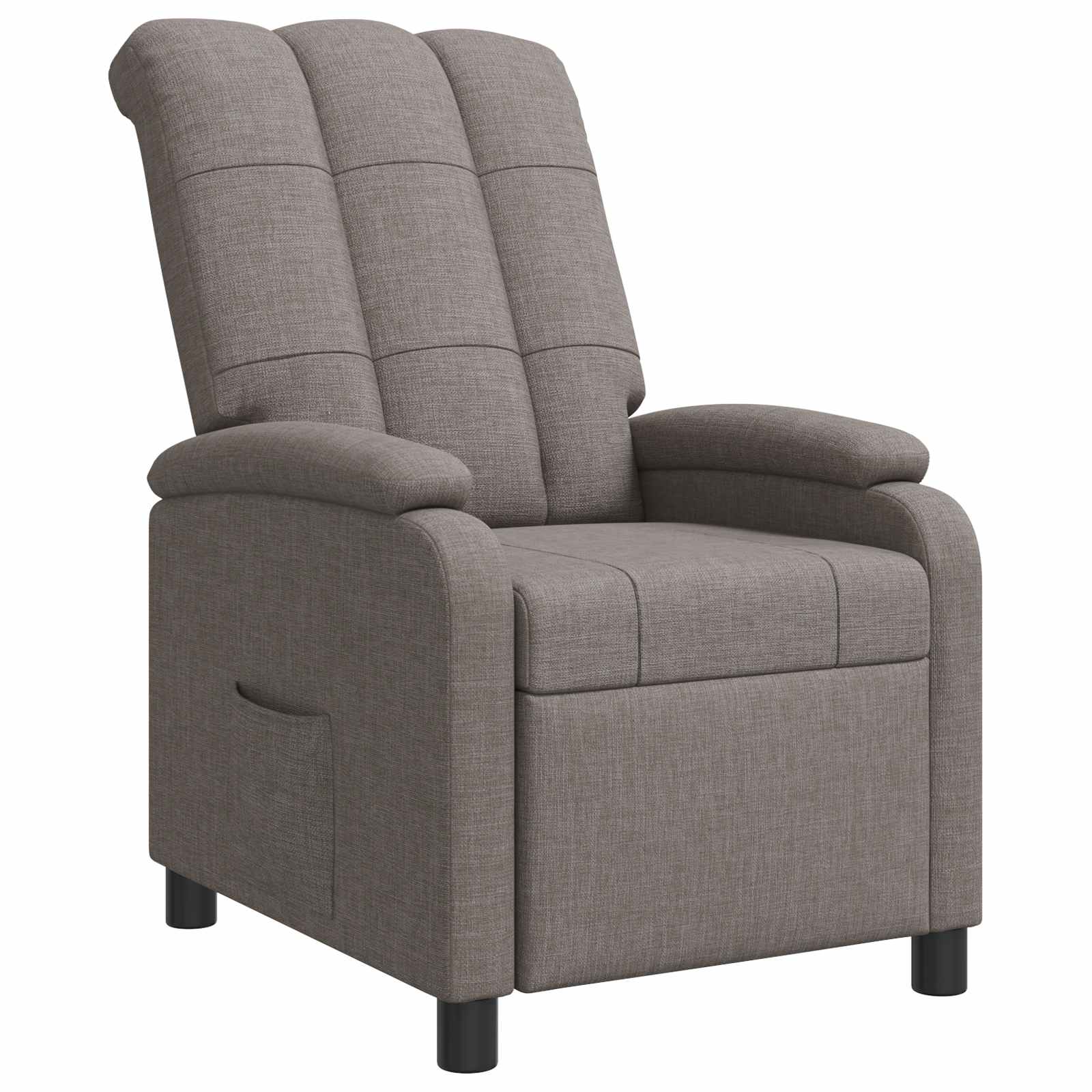 Liegesessel Taupe Stoff