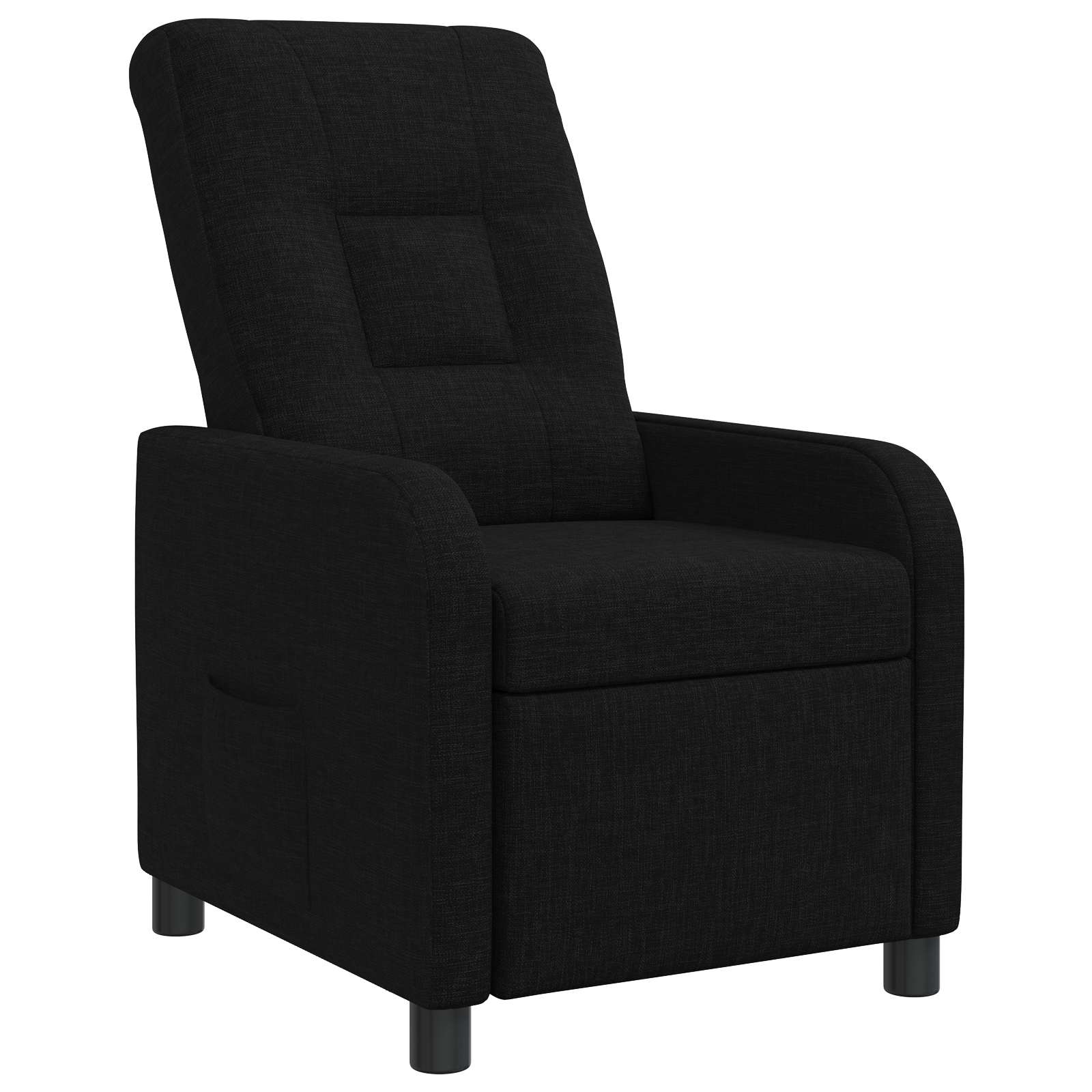 Liegesessel Schwarz Stoff