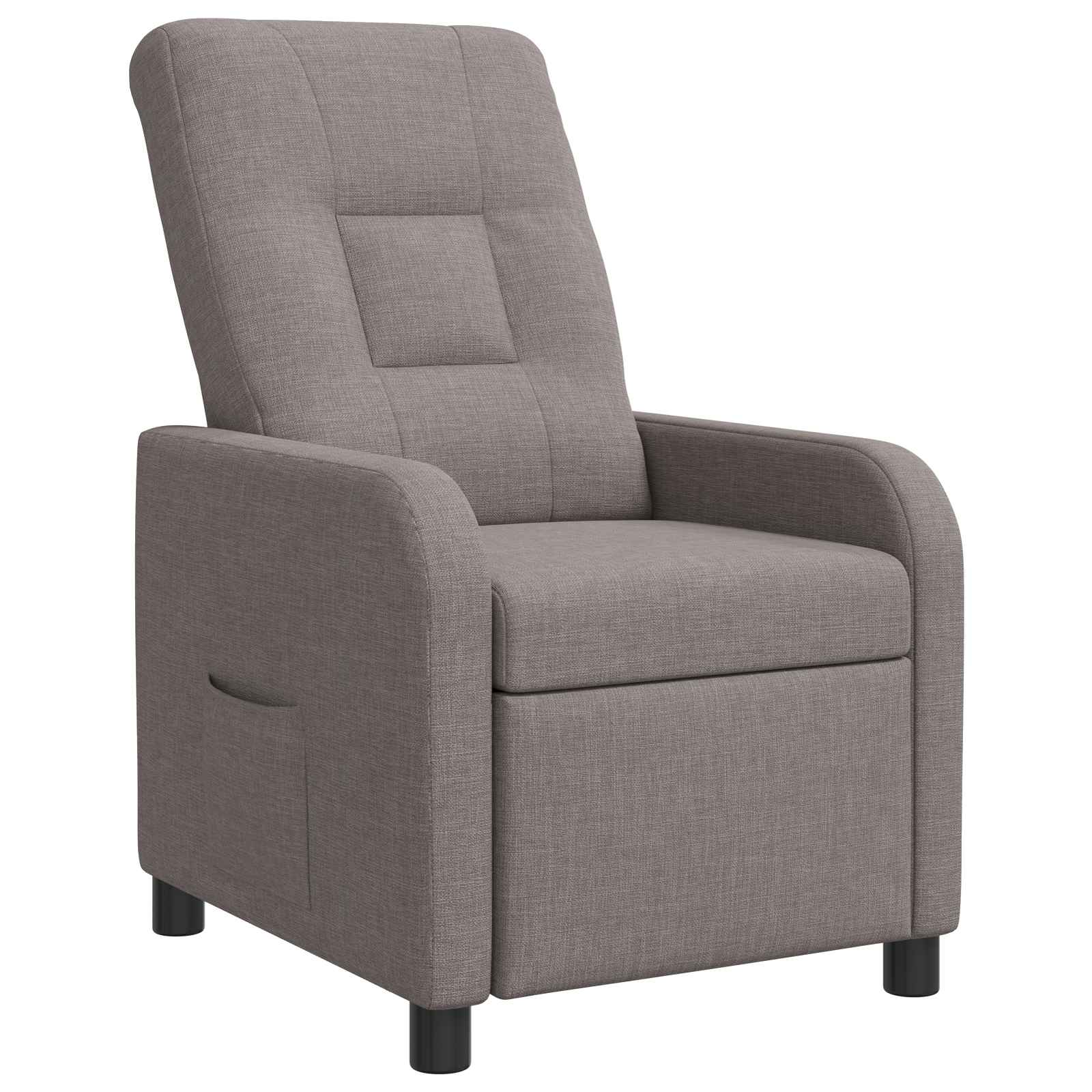Liegesessel Taupe Stoff