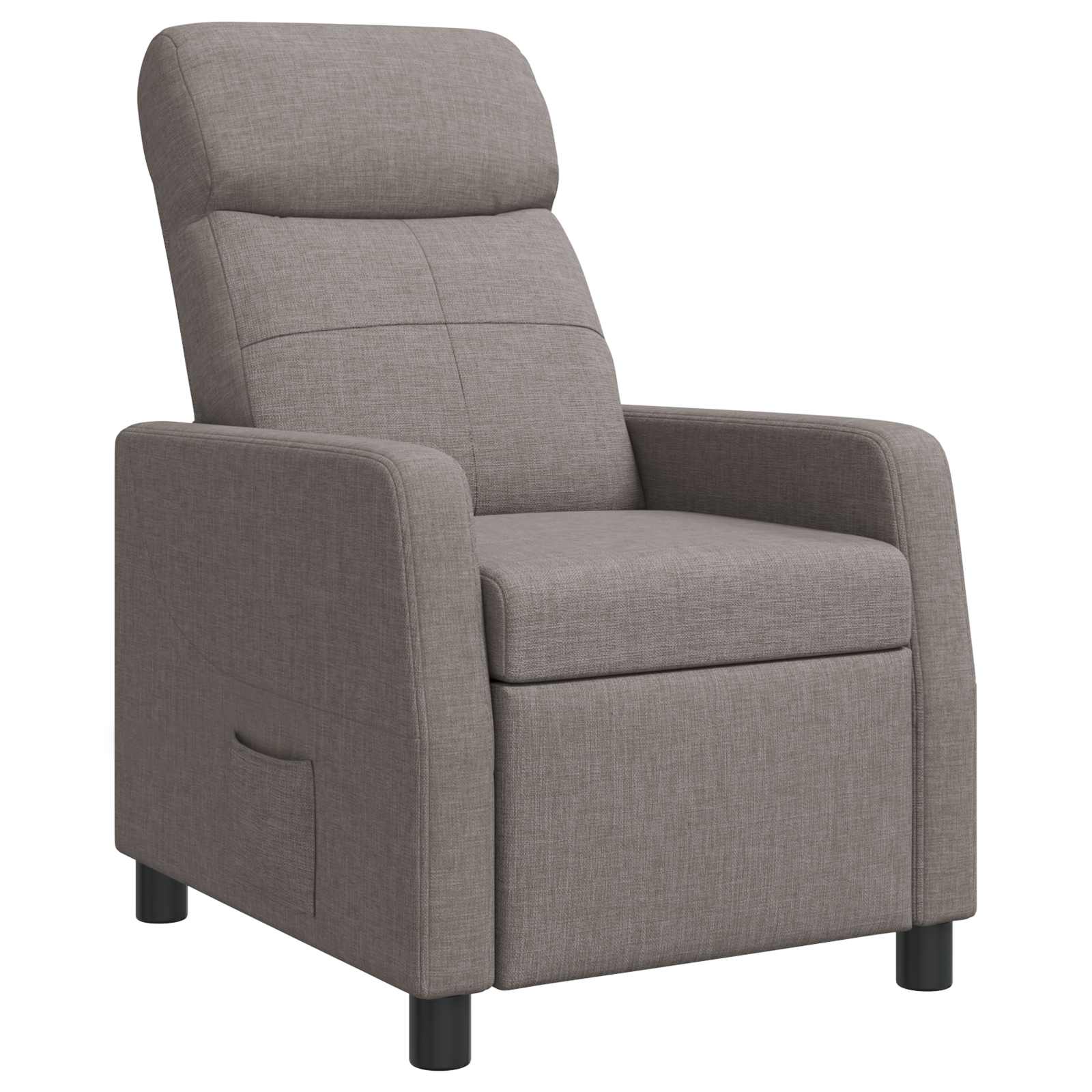 Liegesessel Taupe Stoff