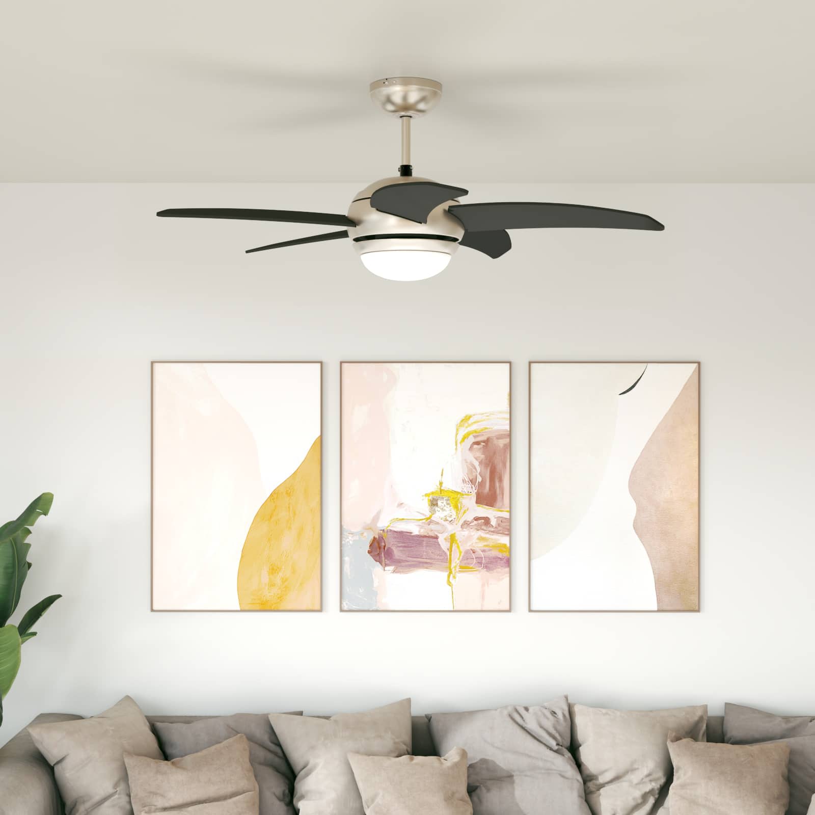 Deckenventilator mit Licht und Fernbedienung Ø 110 cm