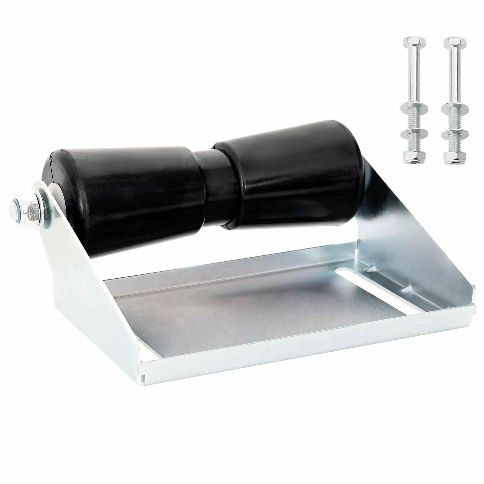 Bootstrailerroller mit Halterung 25,4 cm Verzinkter Stahl