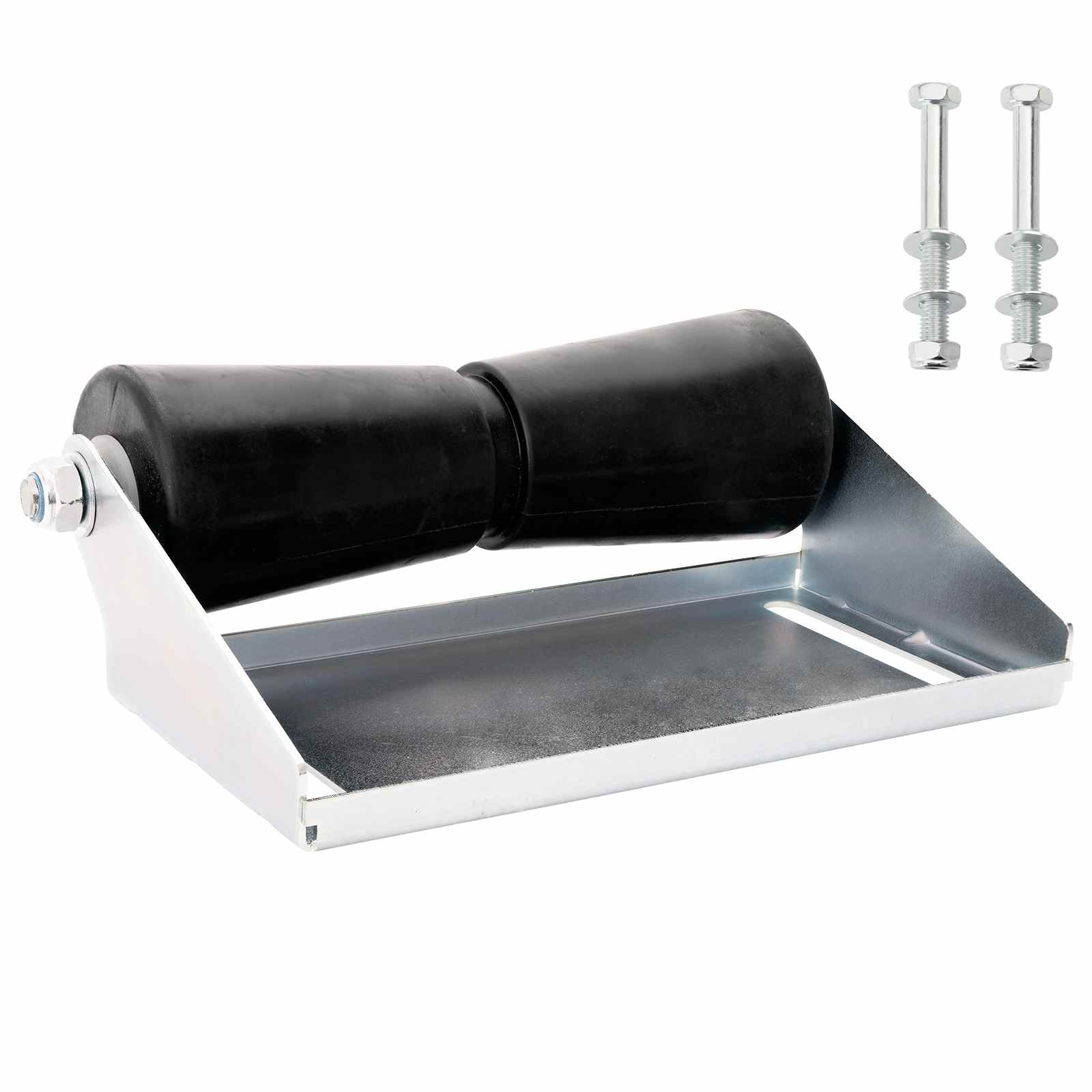 Bootstrailerroller mit Halterung 30,5 cm Verzinkter Stahl