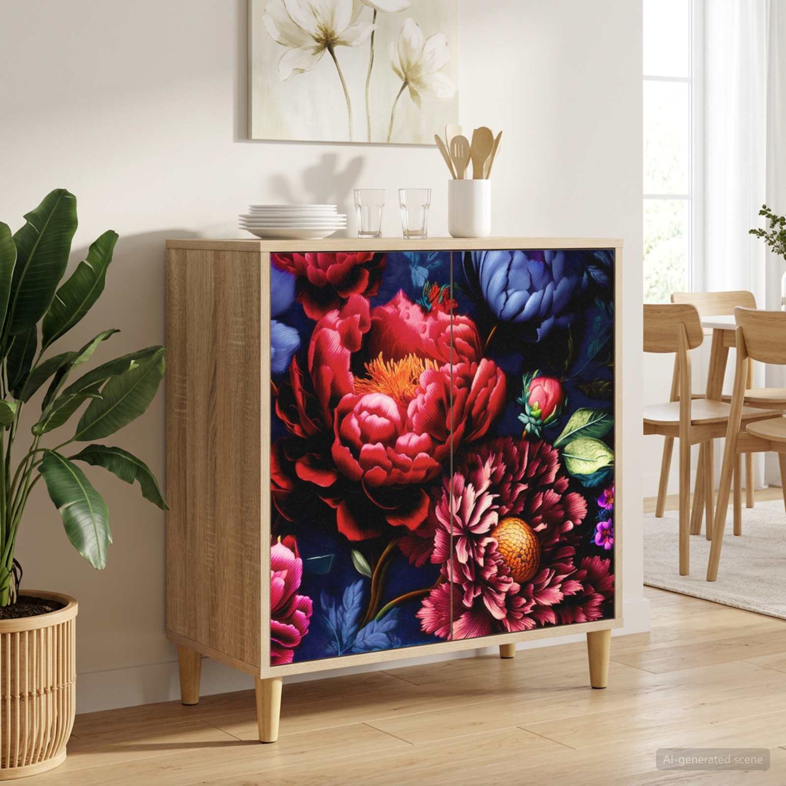 Sideboard KIEL Sonoma 69 x 33 x 75 cm Holzwerkstoff