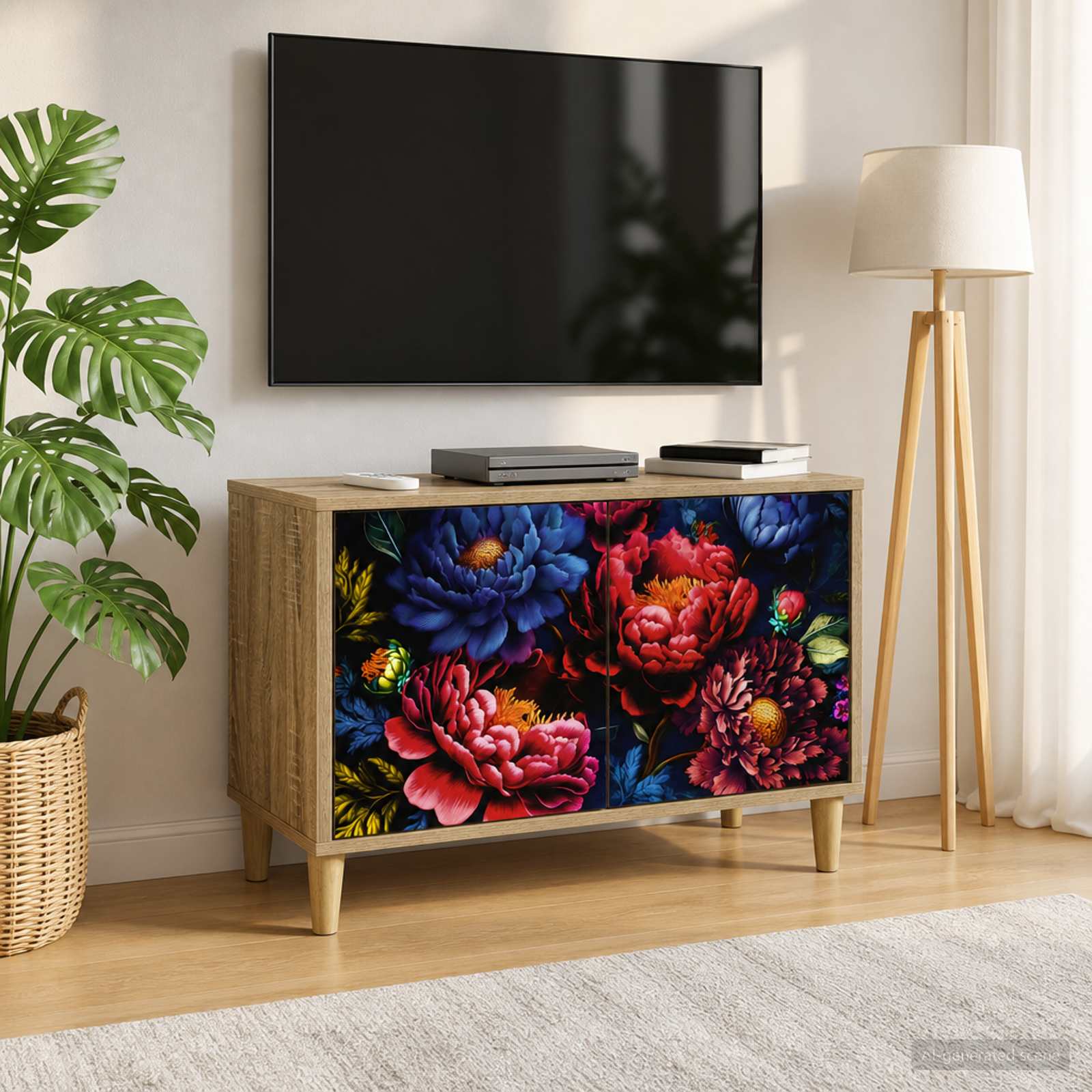 TV-Schrank KIEL 69 x 33 x 50 cm Sonoma Holzwerkstoff