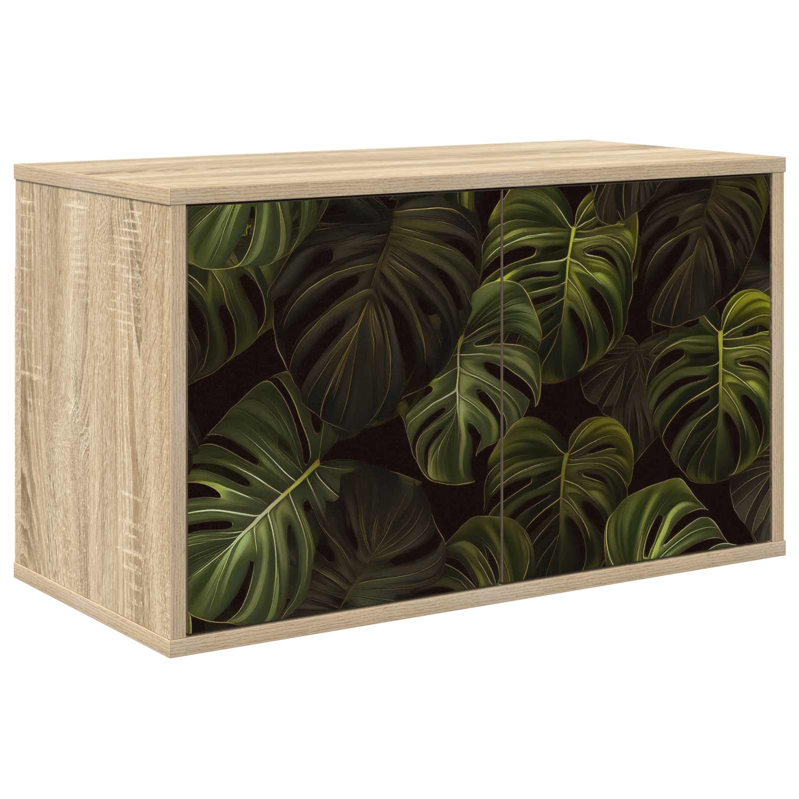 Wandmontierter TV-Schrank ELBURG 69 x 33 x 40 cm Sonoma-Eiche