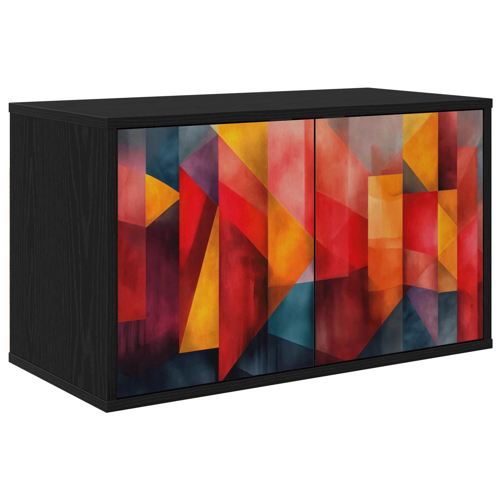 Wandmontierter TV-Schrank HEESCH 69 x 33 x 40 cm Holzwerkstoff