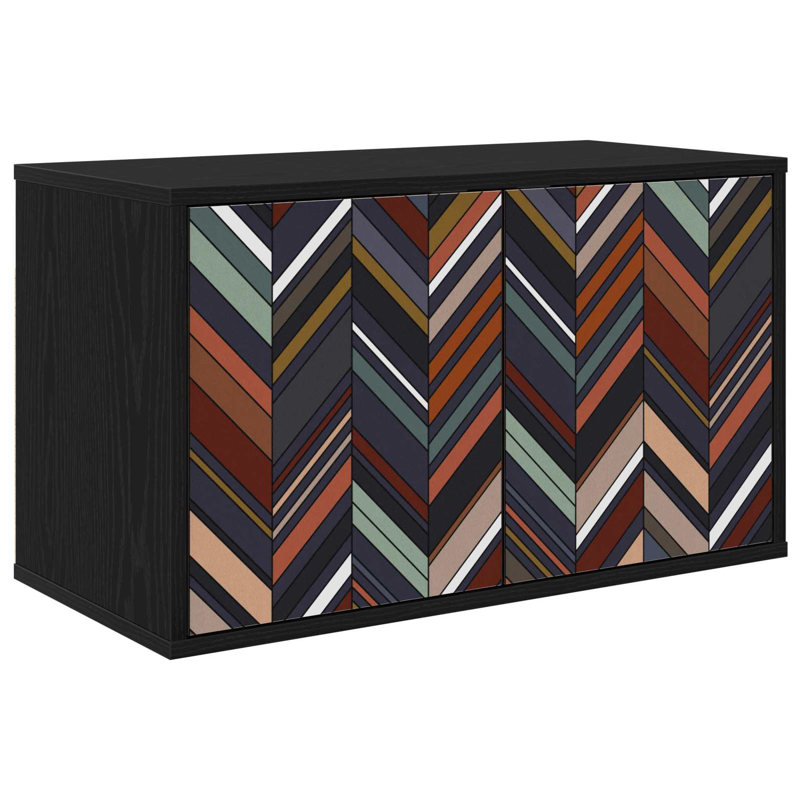 Wandmontierter TV-Schrank OMMEN 69 x 33 x 40 cm Holzwerkstoff