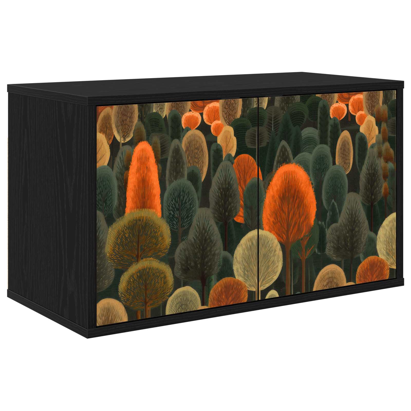 Wandmontierter TV-Schrank ZAANDAM 69 x 33 x 40 cm Holzwerkstoff