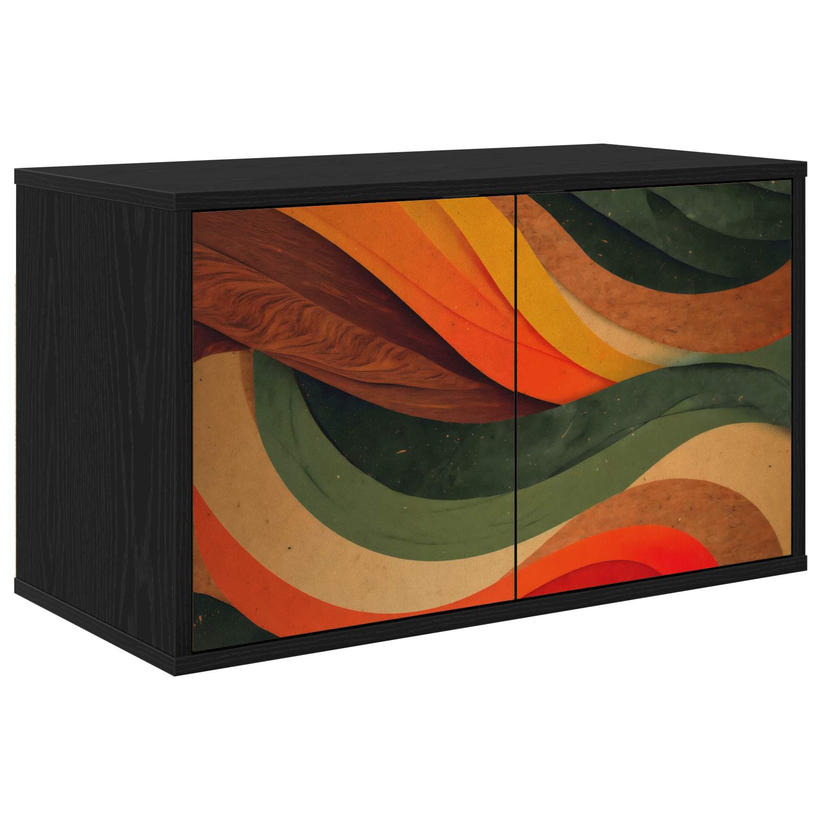 Wandmontierter TV-Schrank BONN 69 x 33 x 40 cm Holzwerkstoff