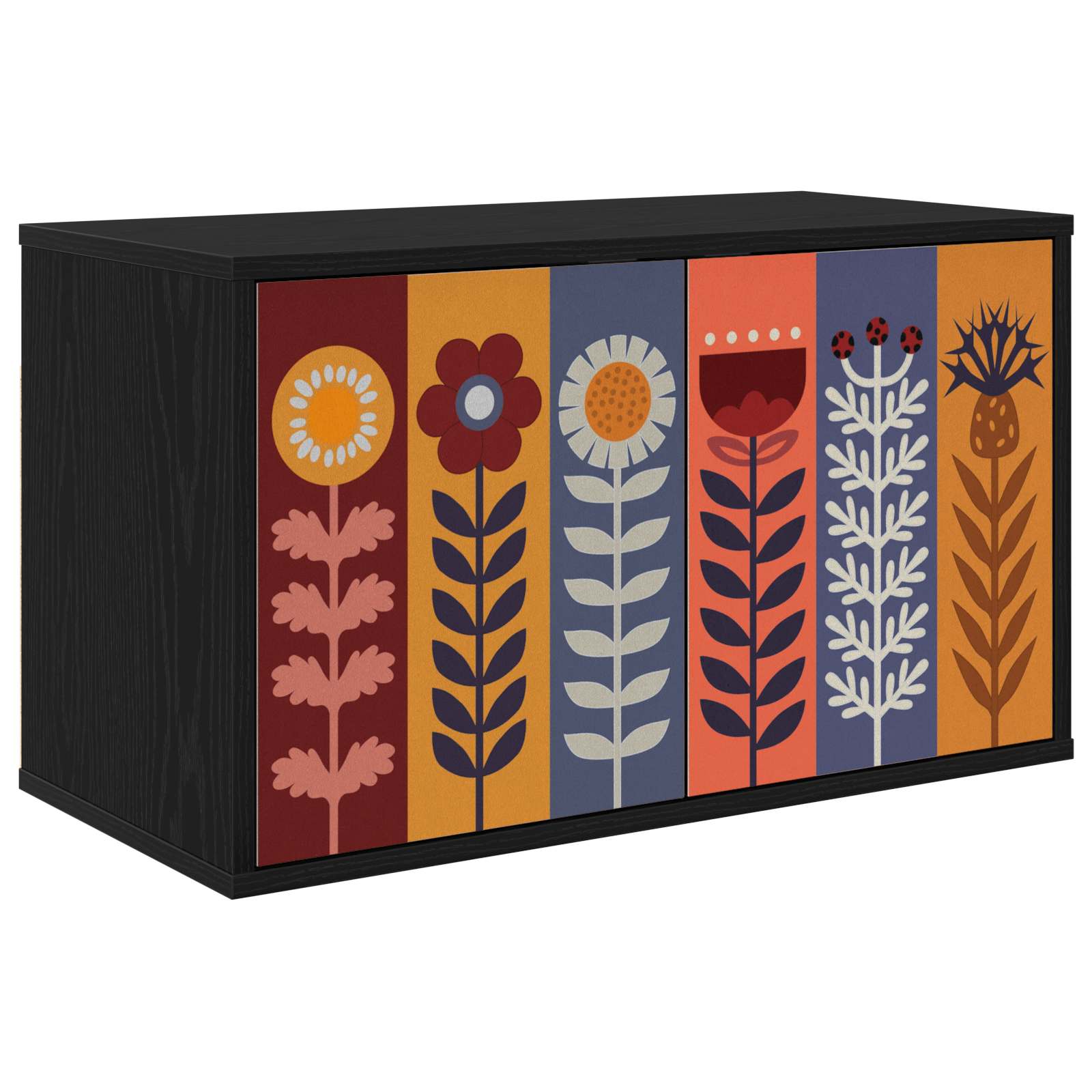 Wandmontierter TV-Schrank ESSEN 69 x 33 x 40 cm Holzwerkstoff