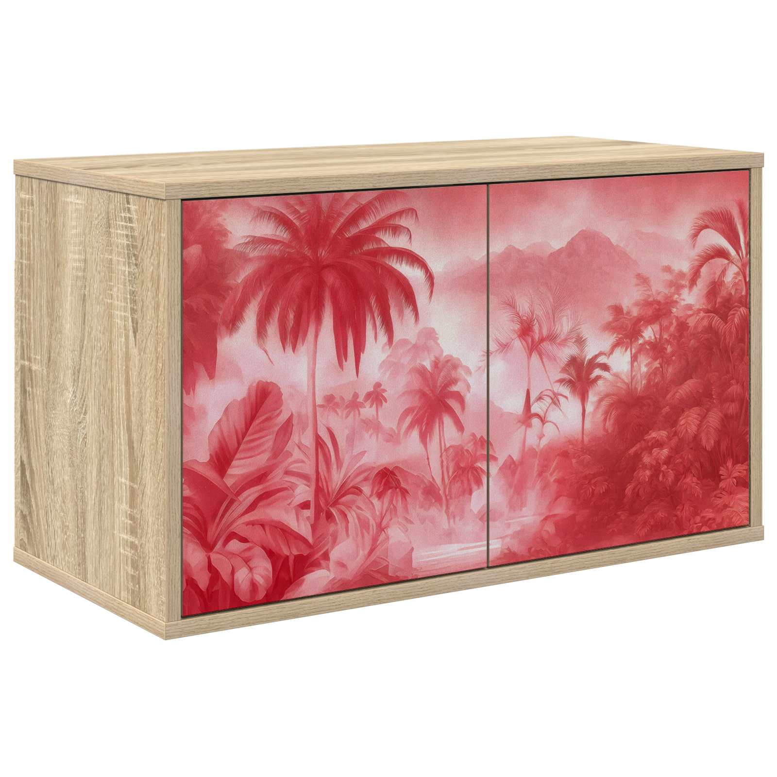 Wandmontierter TV-Schrank AACHEN 69 x 33 x 40 cm Sonoma-Eiche