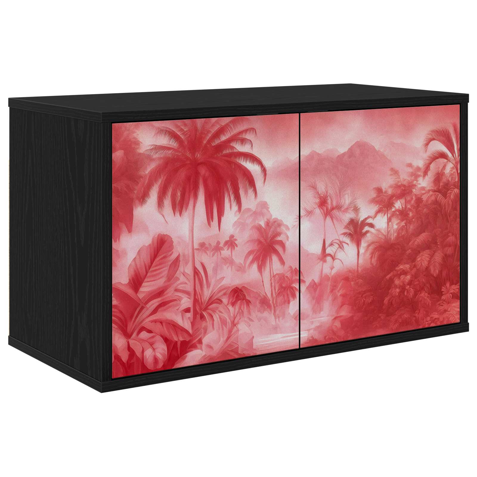 Wandmontierter TV-Schrank AACHEN 69 x 33 x 40 cm Holzwerkstoff