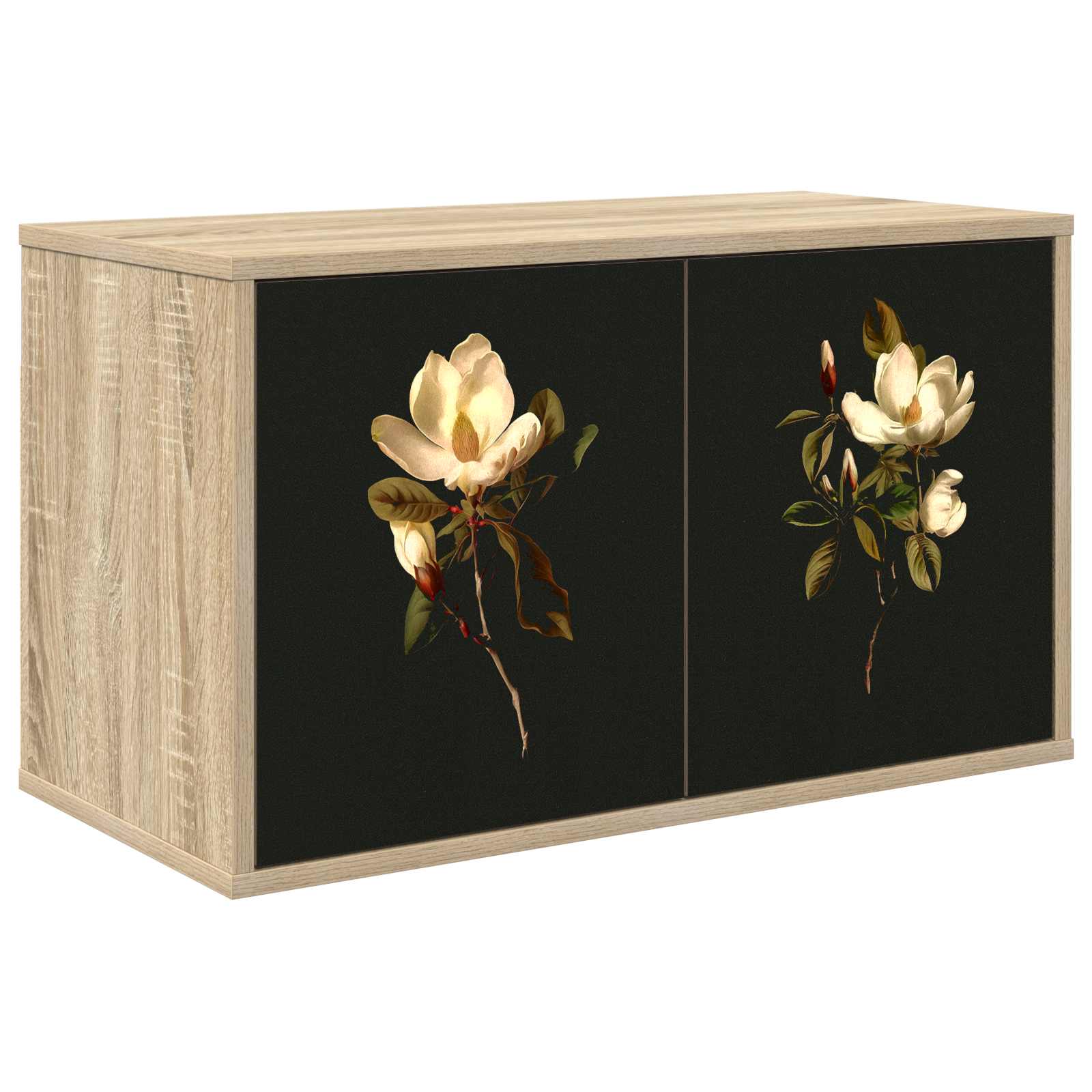 Wandmontierter TV-Schrank BREMEN 69 x 33 x 40 cm Sonoma-Eiche