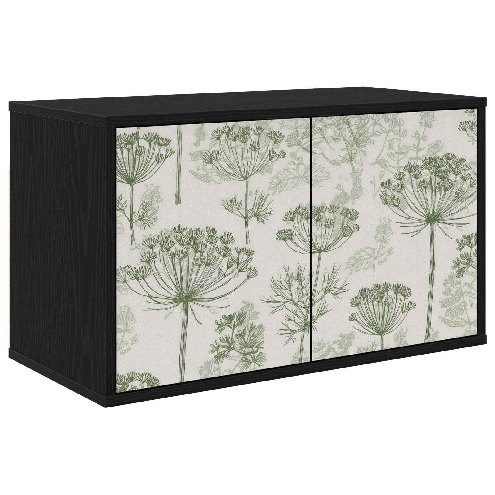 Wandmontierter TV-Schrank GOTHA 69 x 33 x 40 cm Holzwerkstoff