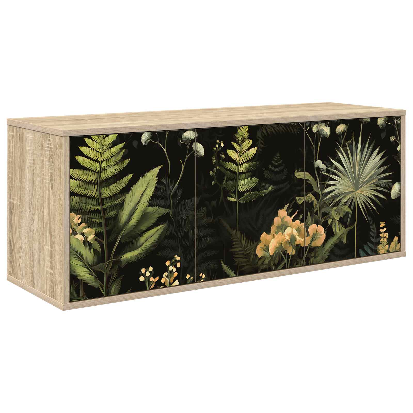 Wandmontierter TV-Schrank RHENEN 102 x 33 x 40 cm Sonoma-Eiche