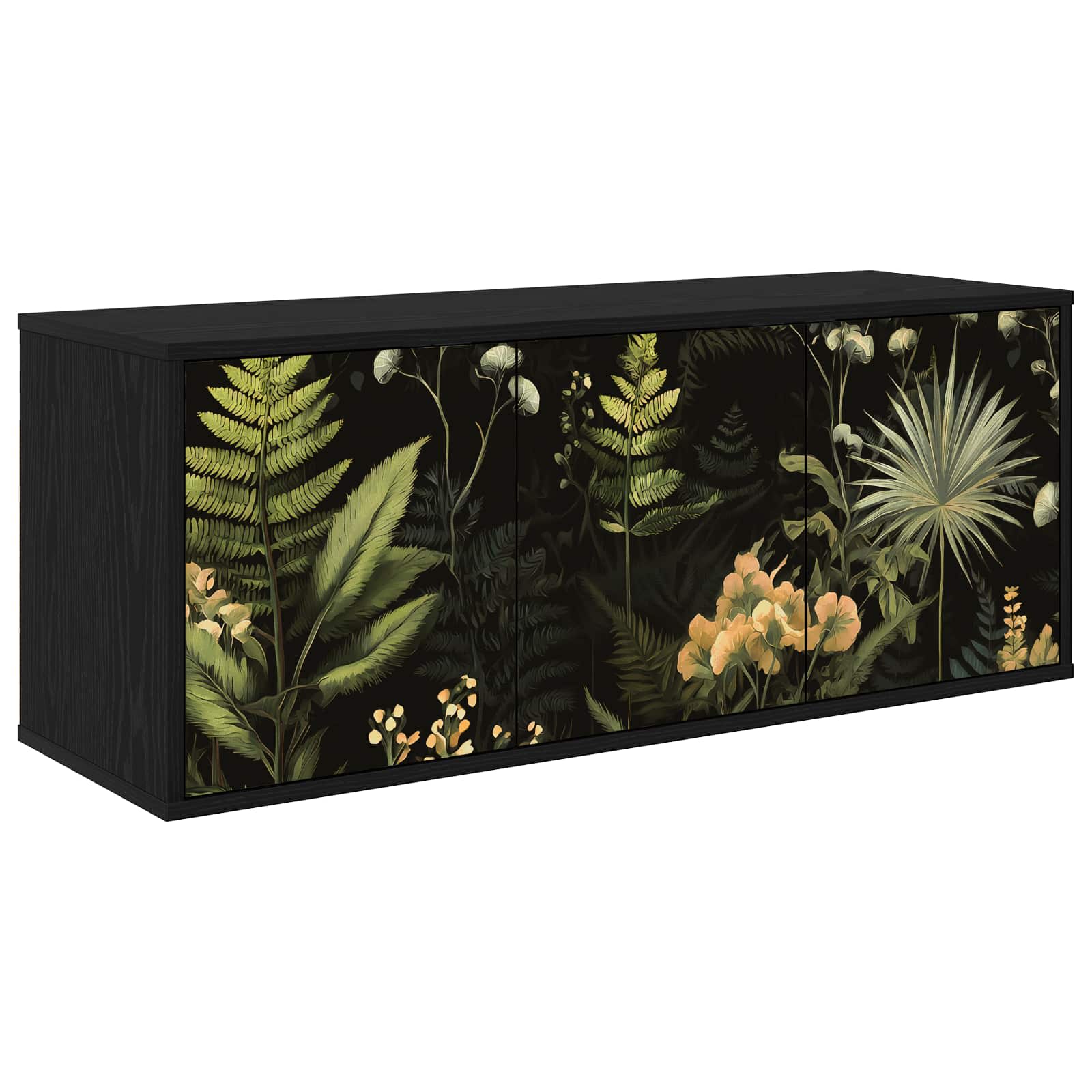 Wandmontierter TV-Schrank RHENEN 102 x 33 x 40 cm Holzwerkstoff