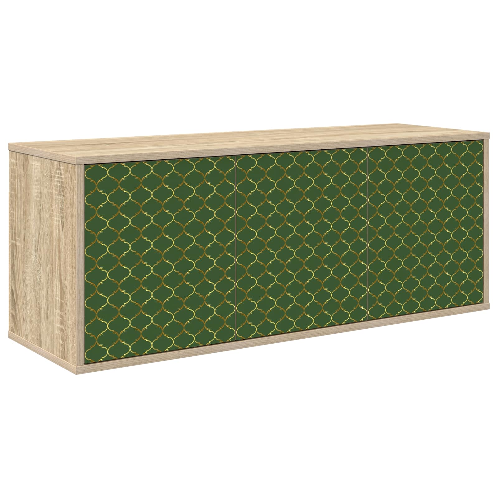 Wandmontierter TV-Schrank GELEEN 102 x 33 x 40 cm Sonoma-Eiche