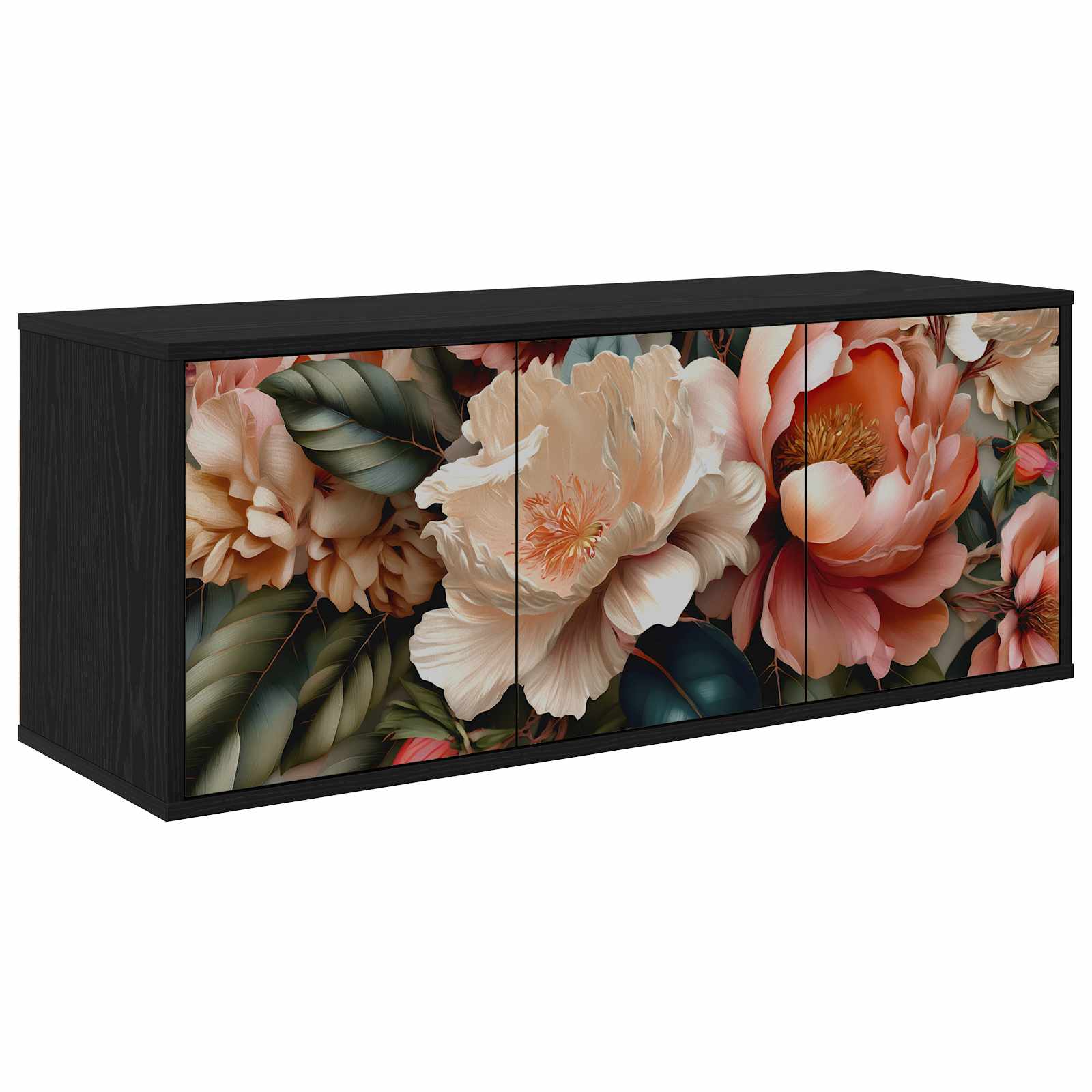 Wandmontierter TV-Schrank BORNE 102 x 33 x 40 cm Holzwerkstoff