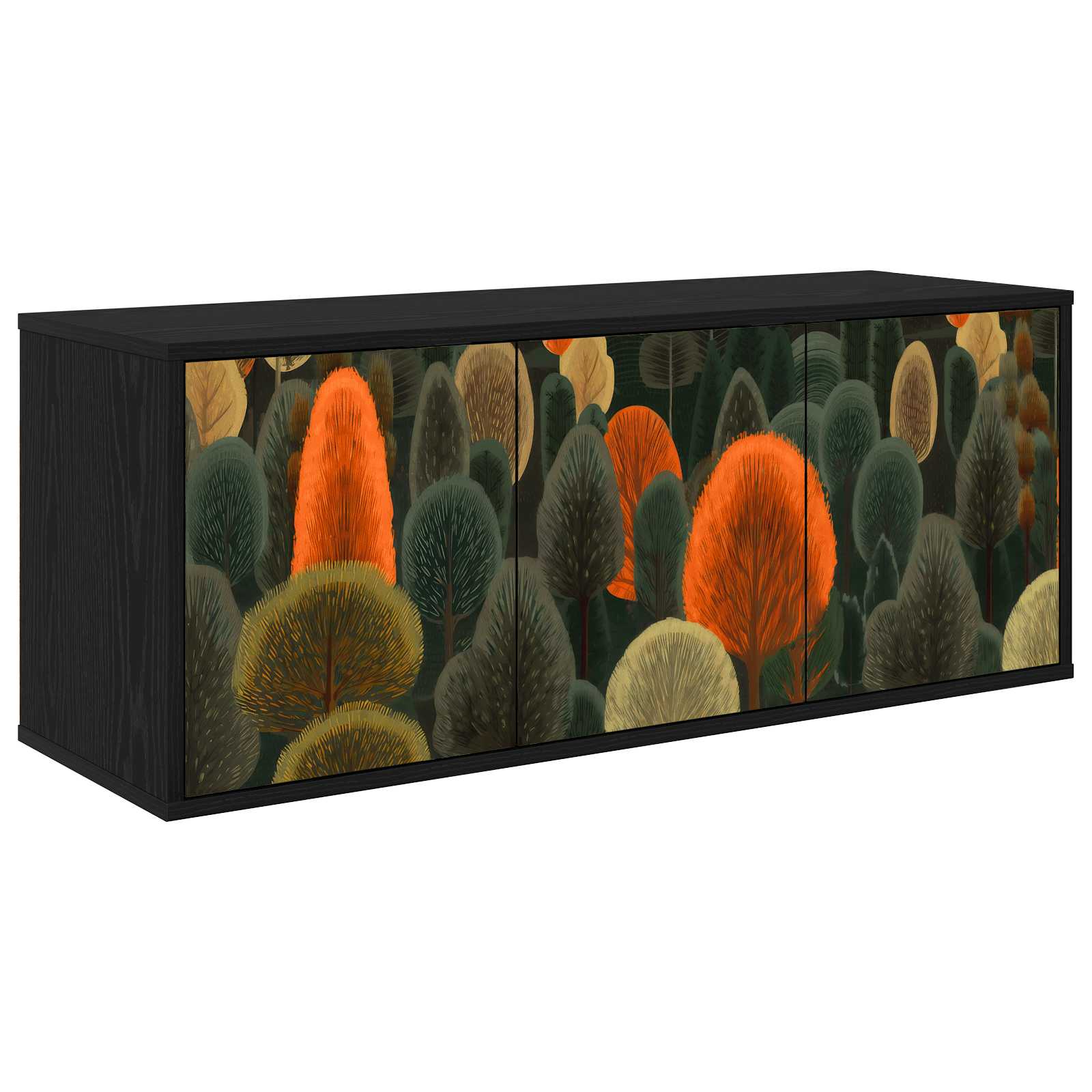 Wandmontierter TV-Schrank ZAANDAM 102 x 33 x 40 cm