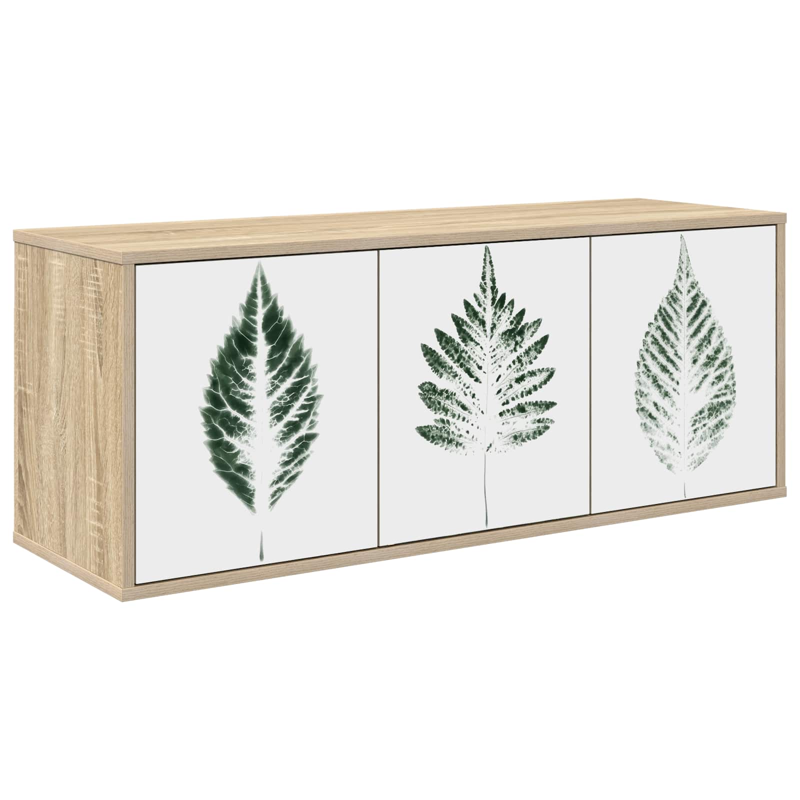 Wandmontierter TV-Schrank HANAU 102 x 33 x 40 cm Sonoma-Eiche
