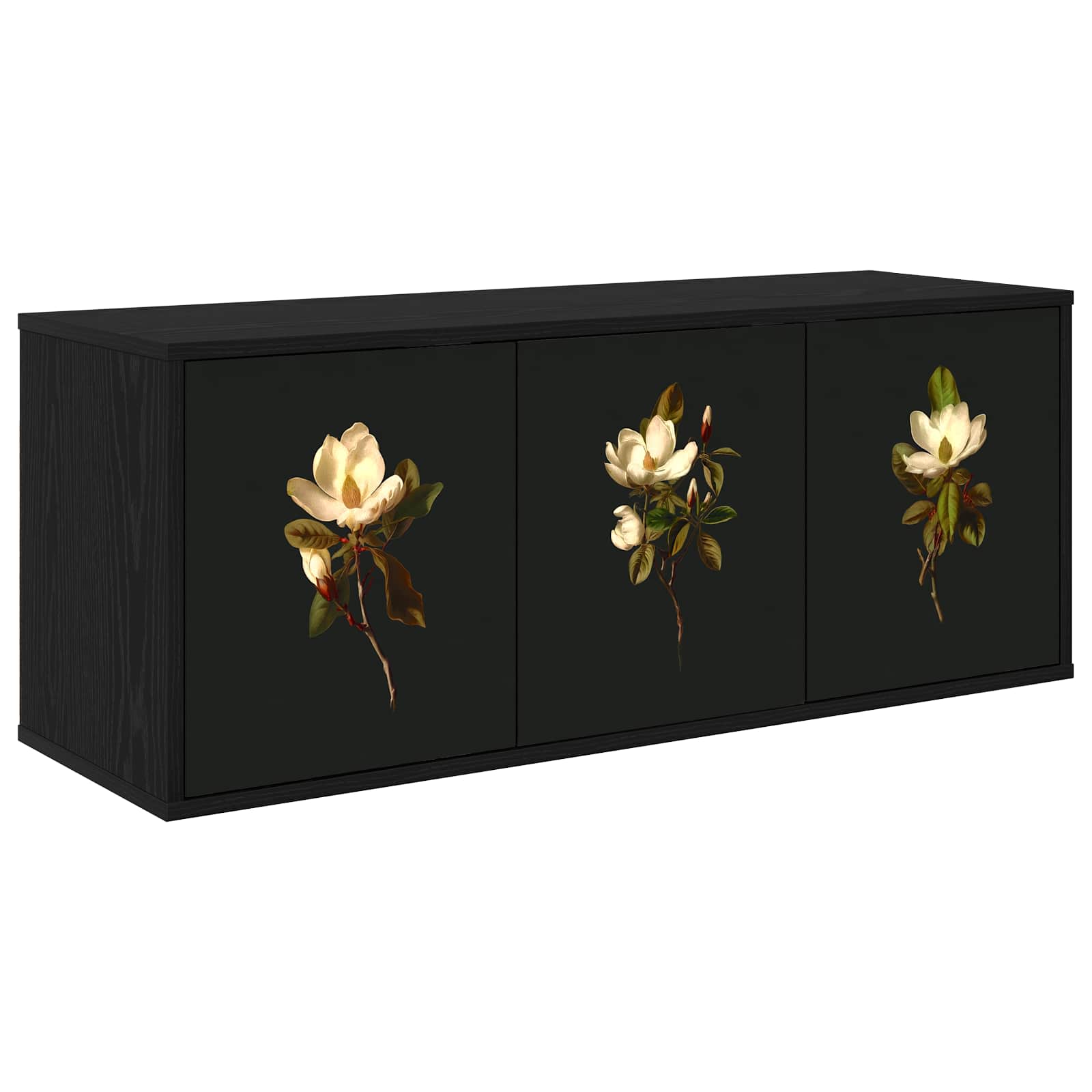 Wandmontierter TV-Schrank BREMEN 102 x 33 x 40 cm Holzwerkstoff