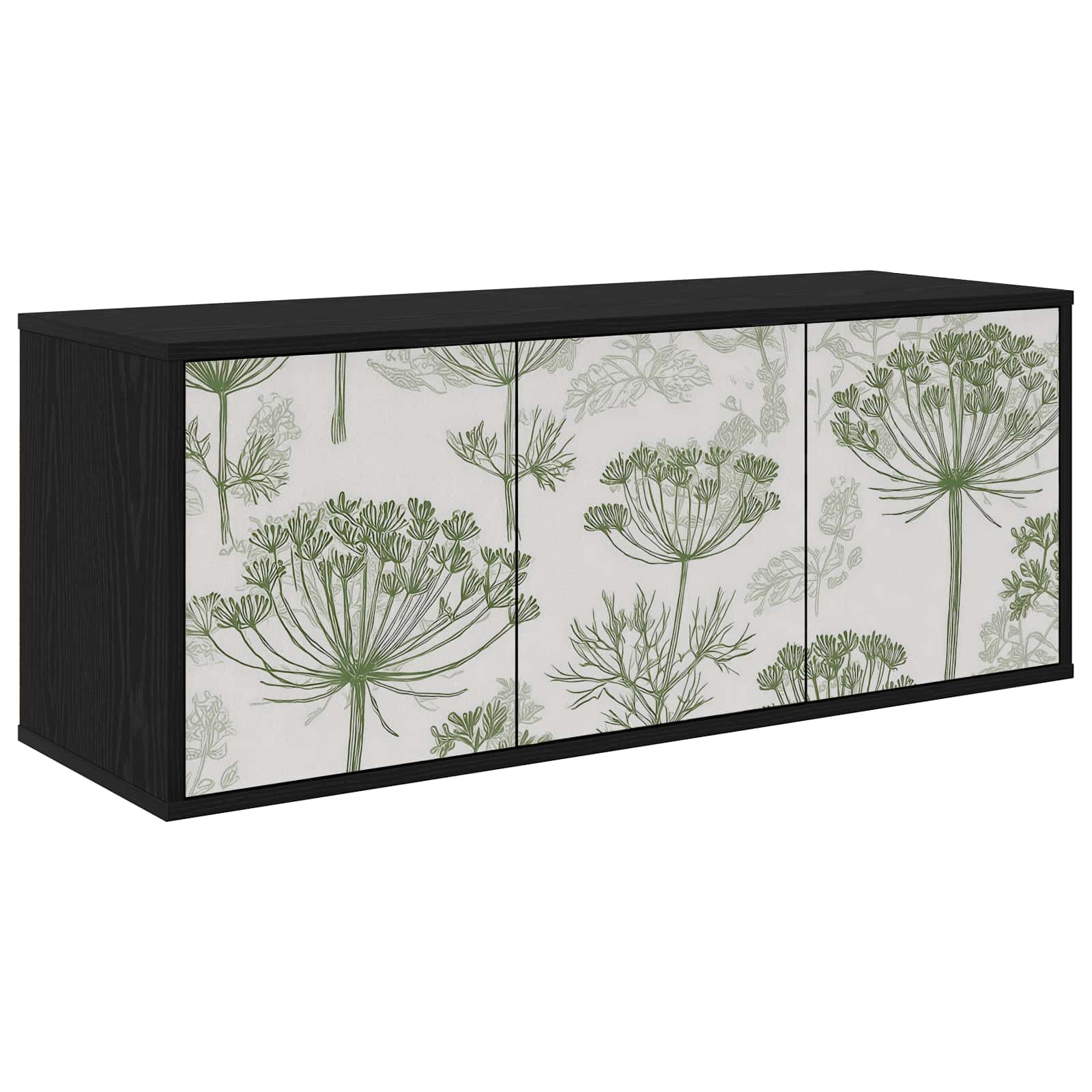 Wandmontierter TV-Schrank GOTHA 102 x 33 x 40 cm Holzwerkstoff