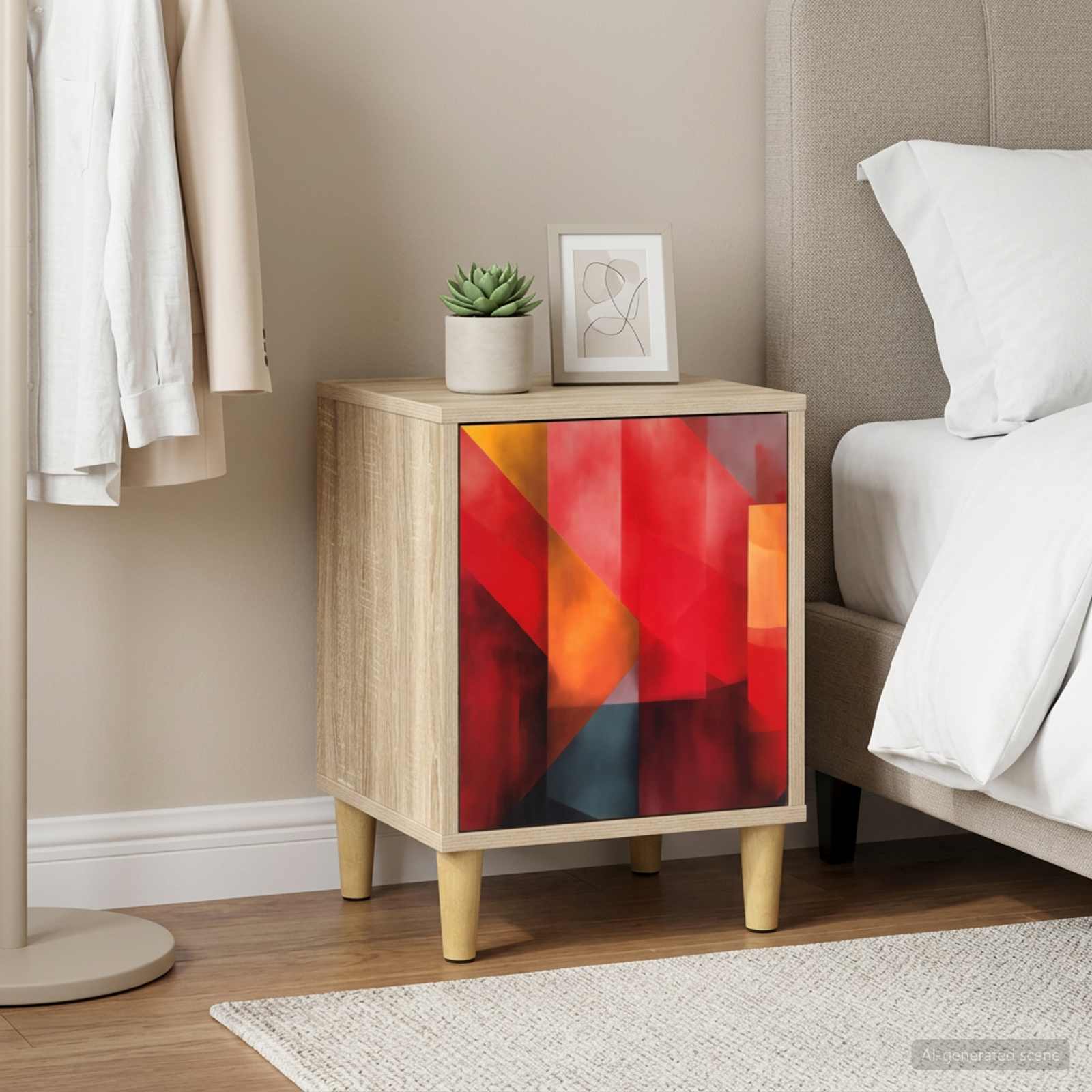Nachttisch HEESCH Sonoma-Eiche 36 x 33 x 50 cm Holzwerkstoff