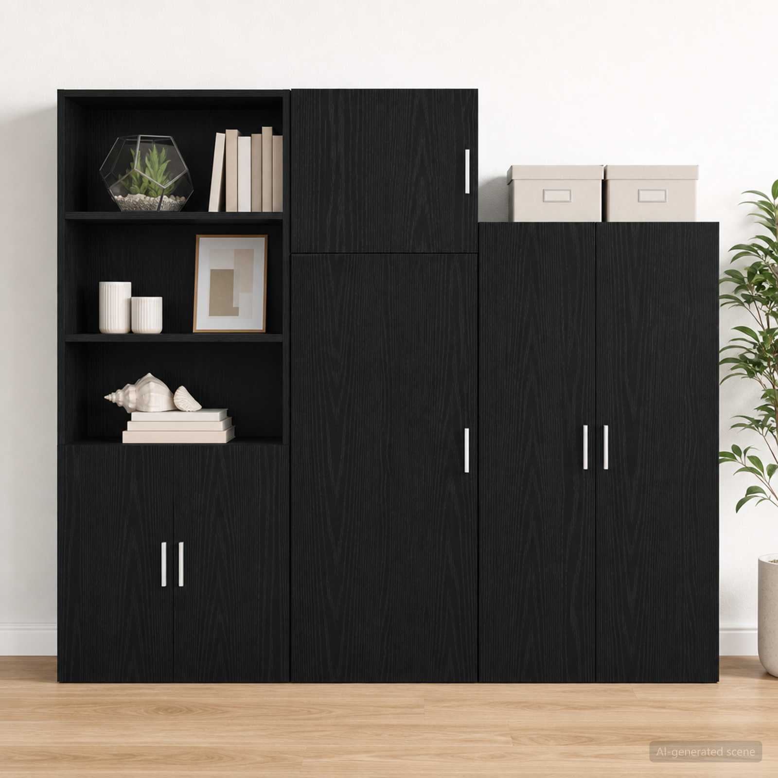 Wandschrank Schwarze Eiche 45 x 42,5 x 40 cm Holzwerkstoff