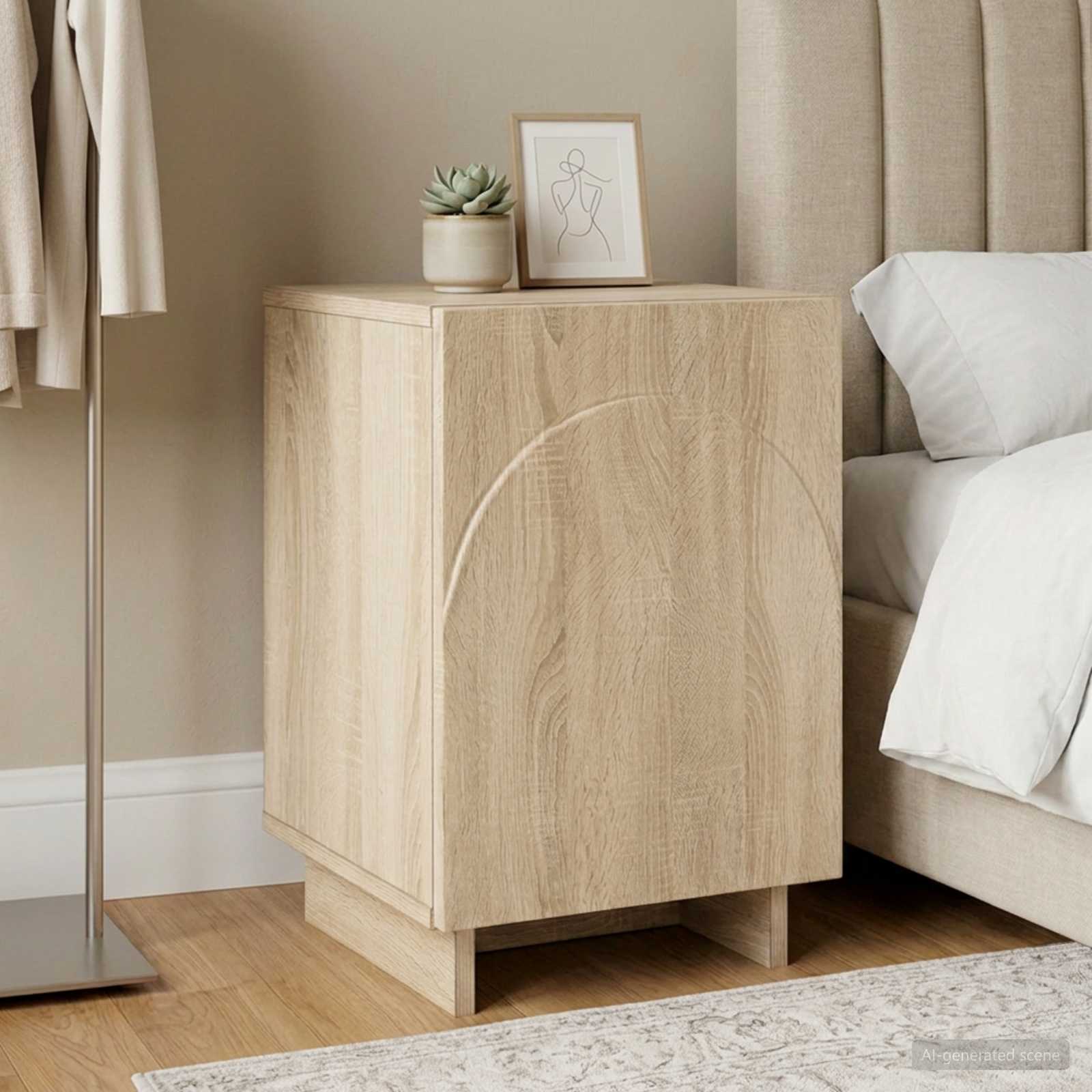 Nachttisch Sonoma-Eiche 33,5 x 34,5 x 50 cm Holzwerkstoff