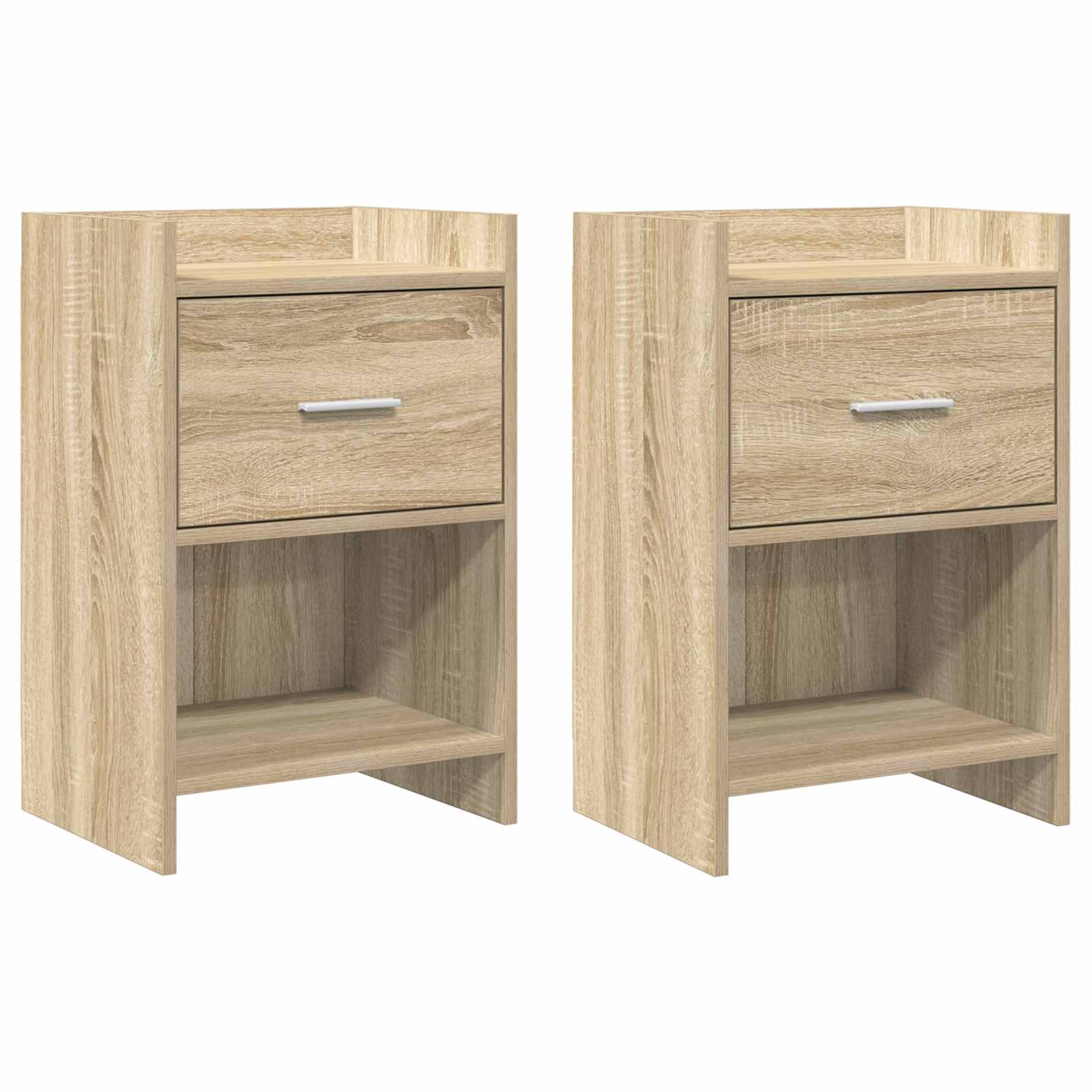 Nachttische 2 stk. Sonoma-Eiche 40 x 30 x 60 cm Holzwerkstoff