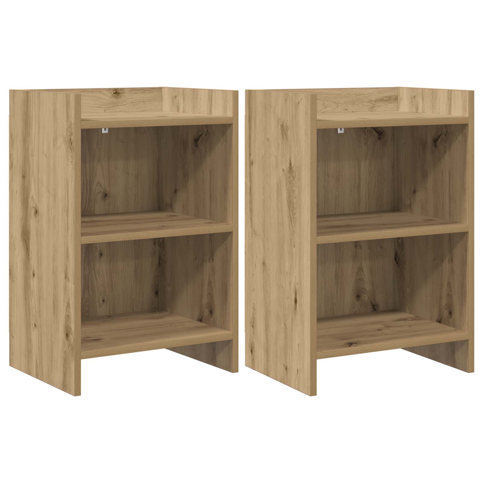 Nachttische 2 stk. Artisan-Eiche 40 x 30 x 60 cm Holzwerkstoff