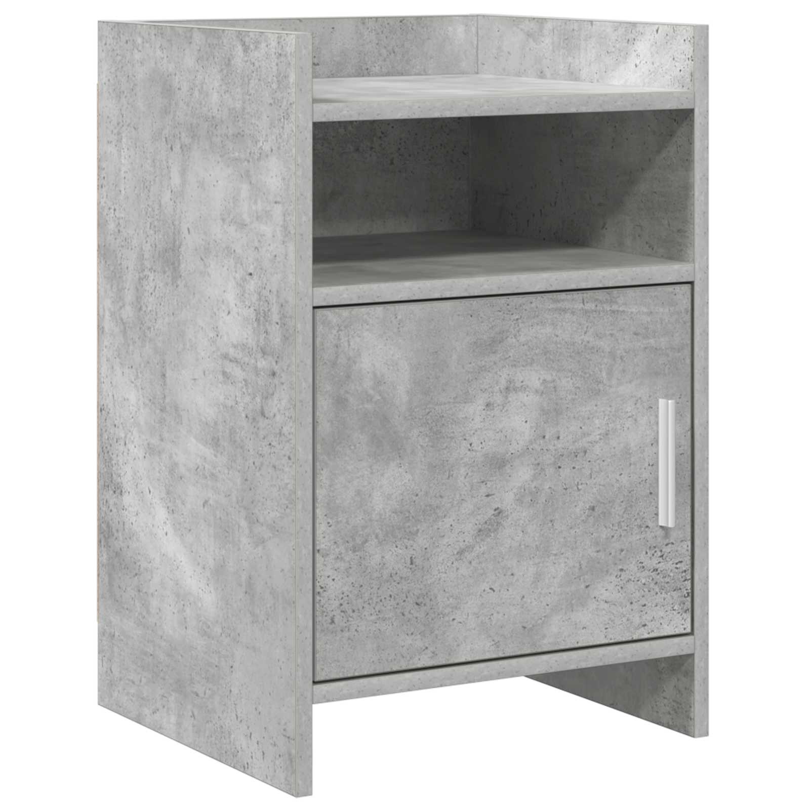 Nachttische Betongrau 40 x 36 x 60 cm Holzwerkstoff