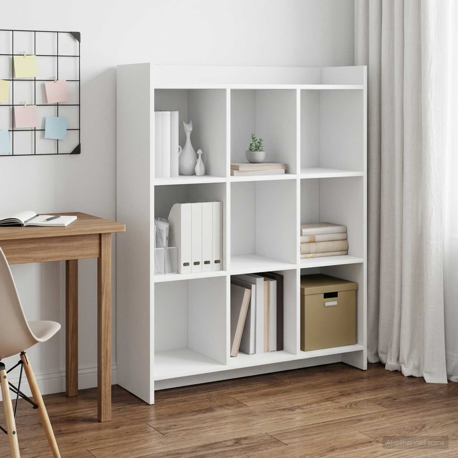 Bücherregal Weiß 87,5 x 30 x 111 cm Holzwerkstoff