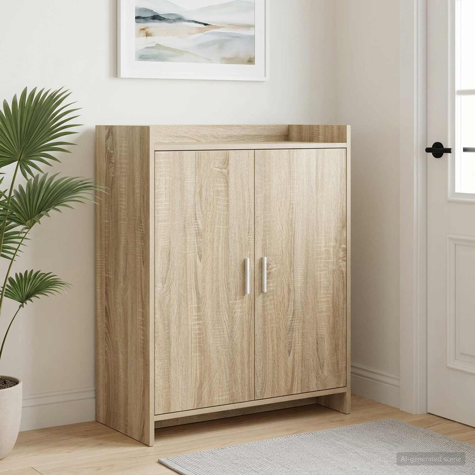 Schuhschrank Sonoma-Eiche 73,5 x 36 x 92 cm Holzwerkstoff