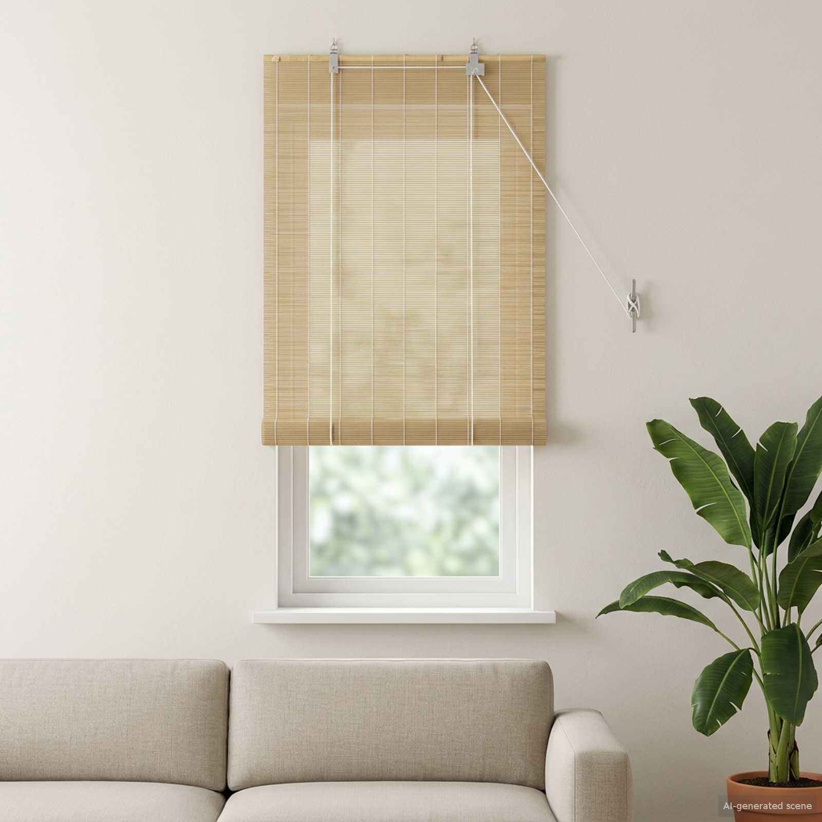 Rollo Natur 50 x 160 cm Bambus