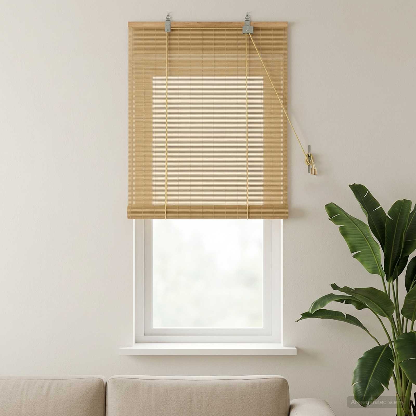 Rollo Natur 40 x 160 cm Bambus